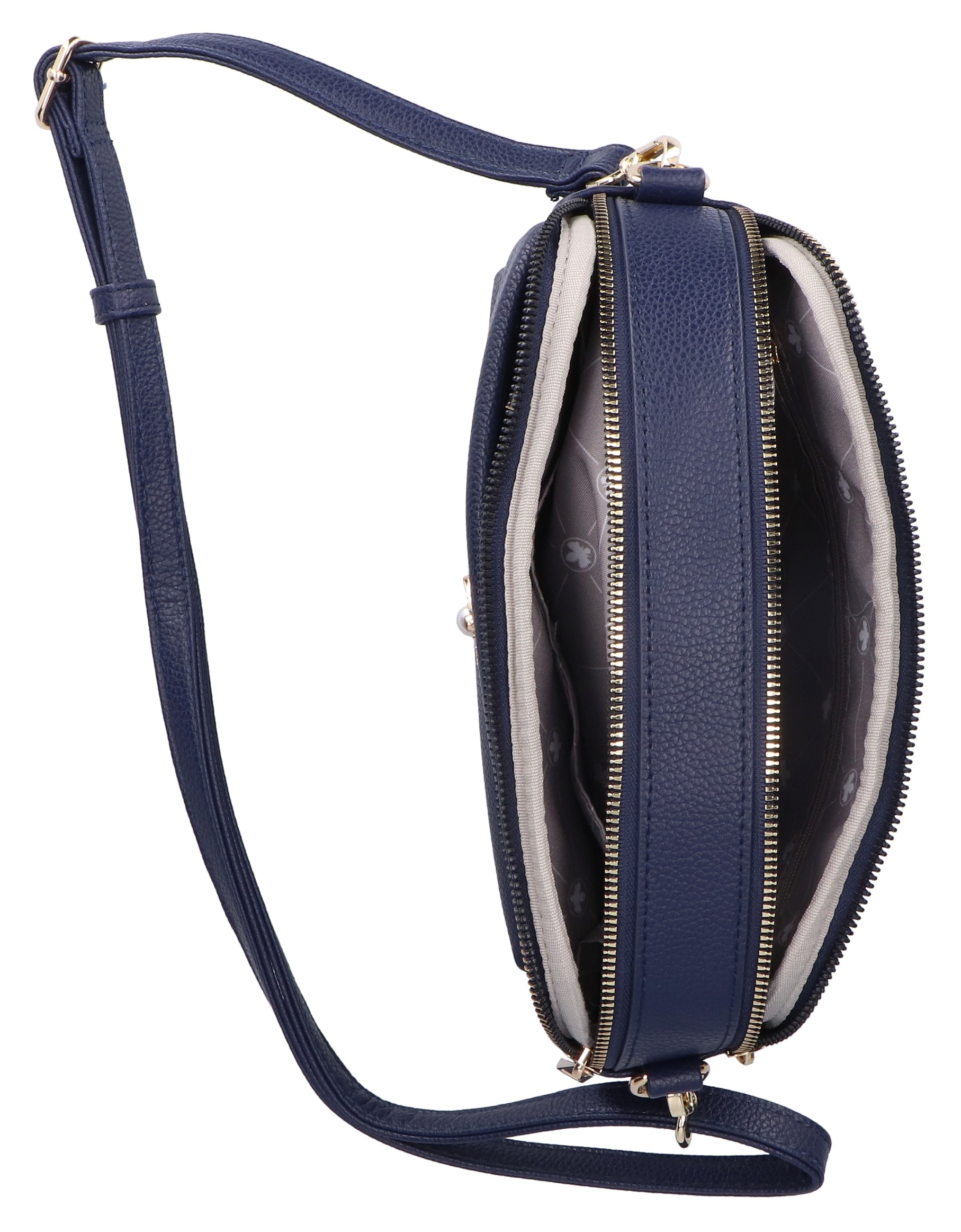 Rieker Umhängetasche, Handtasche, Schultertasche Damen mit süßem Schmuckelement