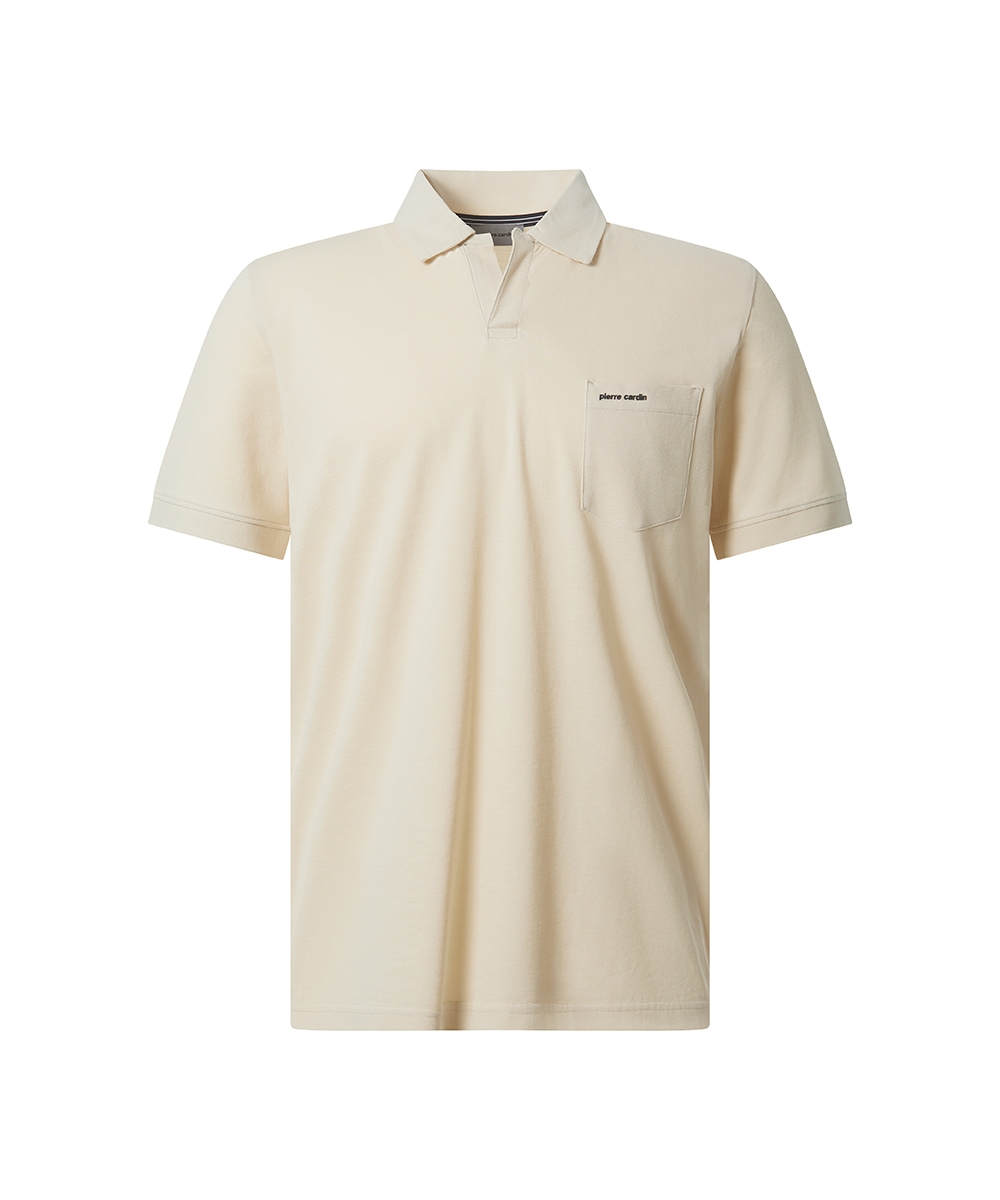 Pierre Cardin Poloshirt offener Polokragen