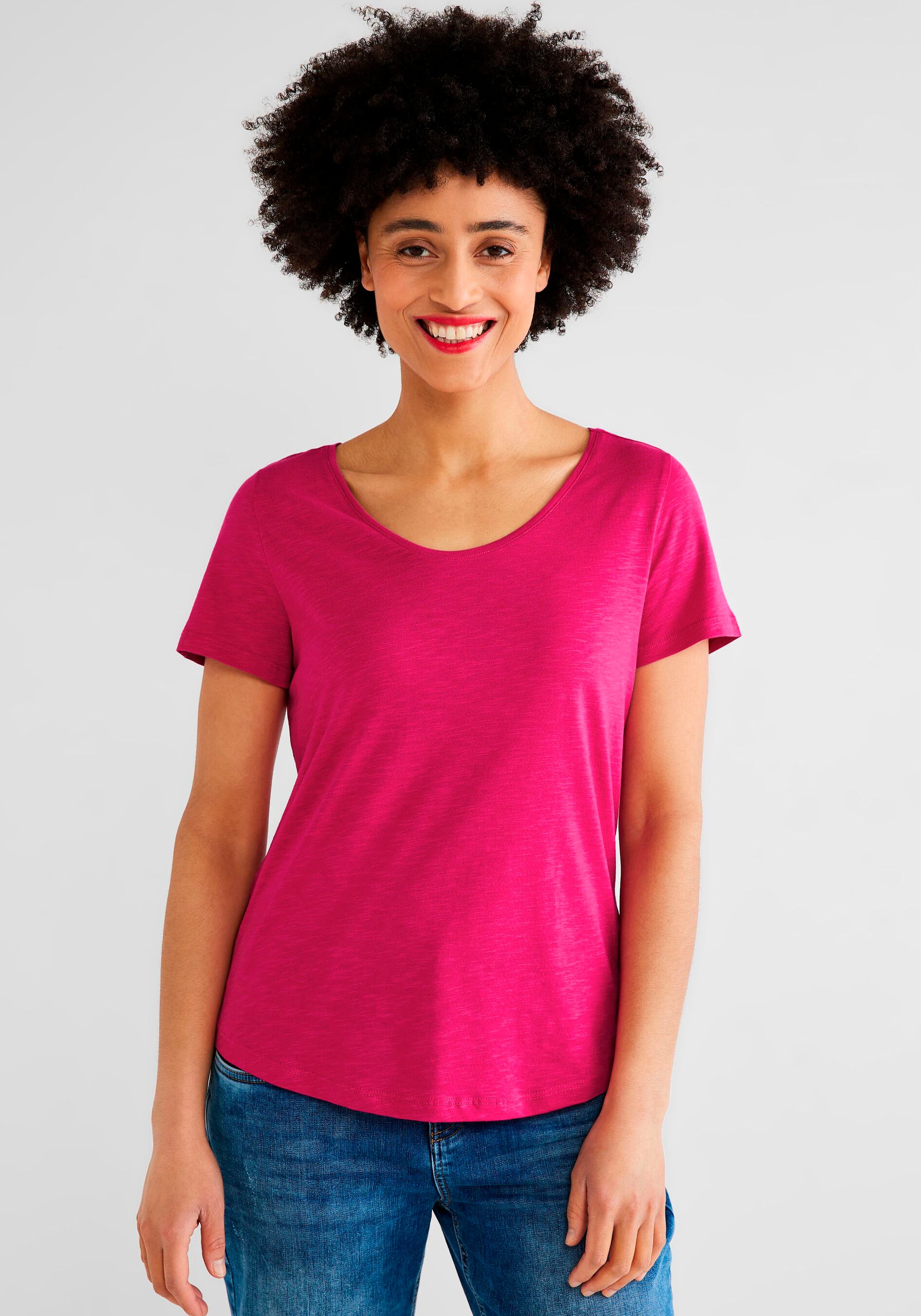 STREET ONE T-Shirt »Style Gerda« mit Rundhalsausschnitt