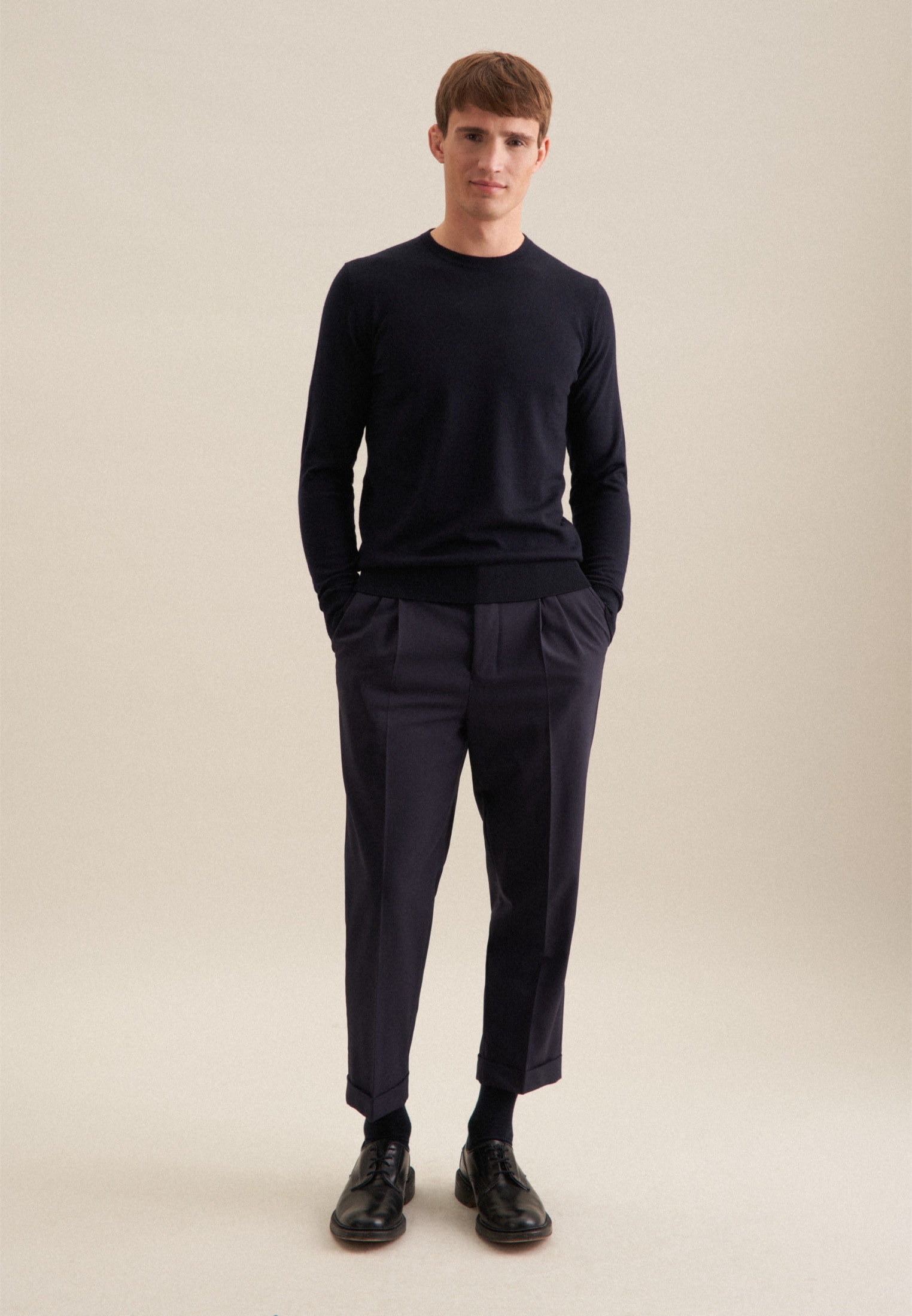 seidensticker Pullunder »Schwarze Rose« 1/1 Rundhals Uni