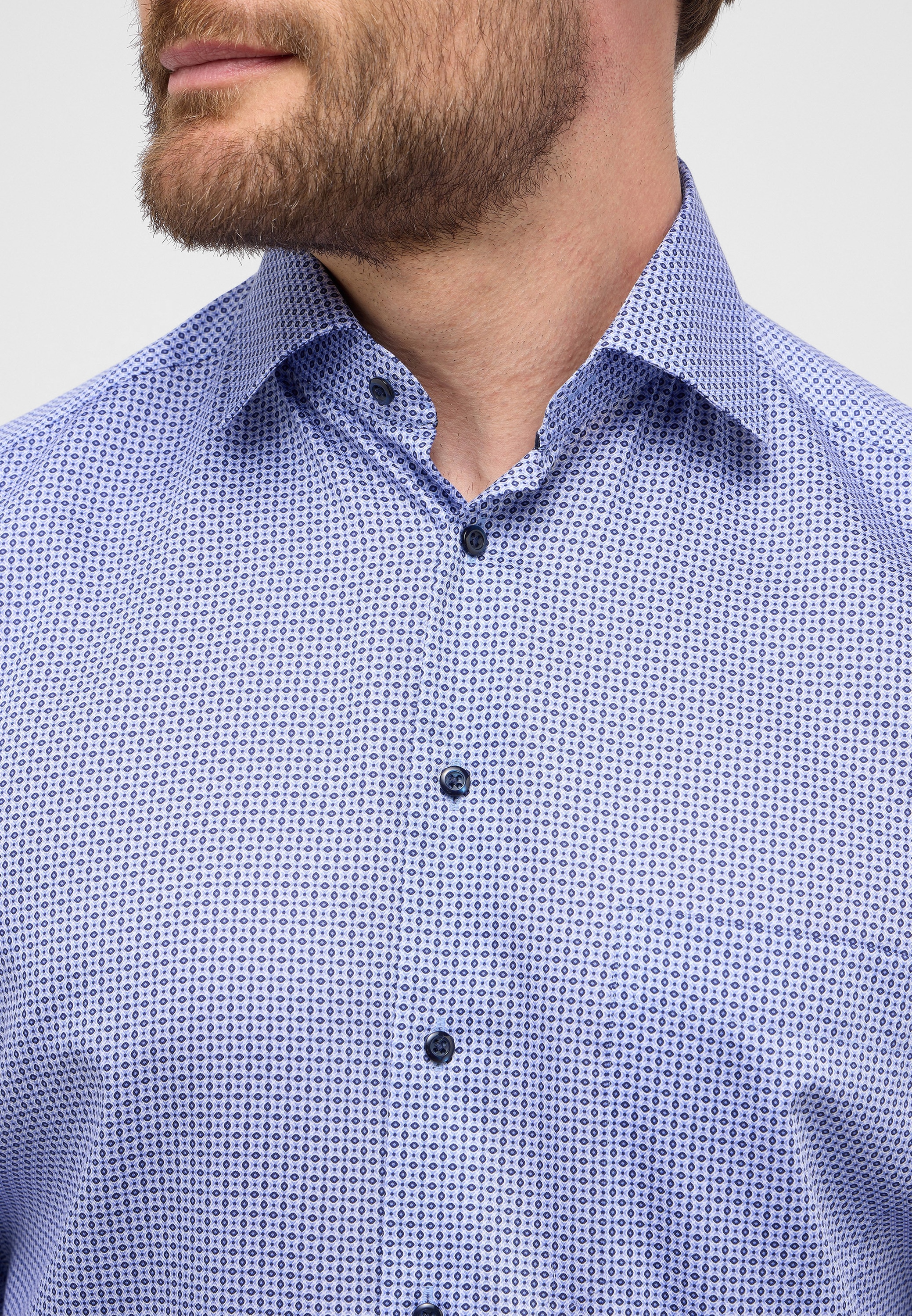 Eterna Langarmhemd »COMFORT FIT«, NON IRON (bügelfrei)