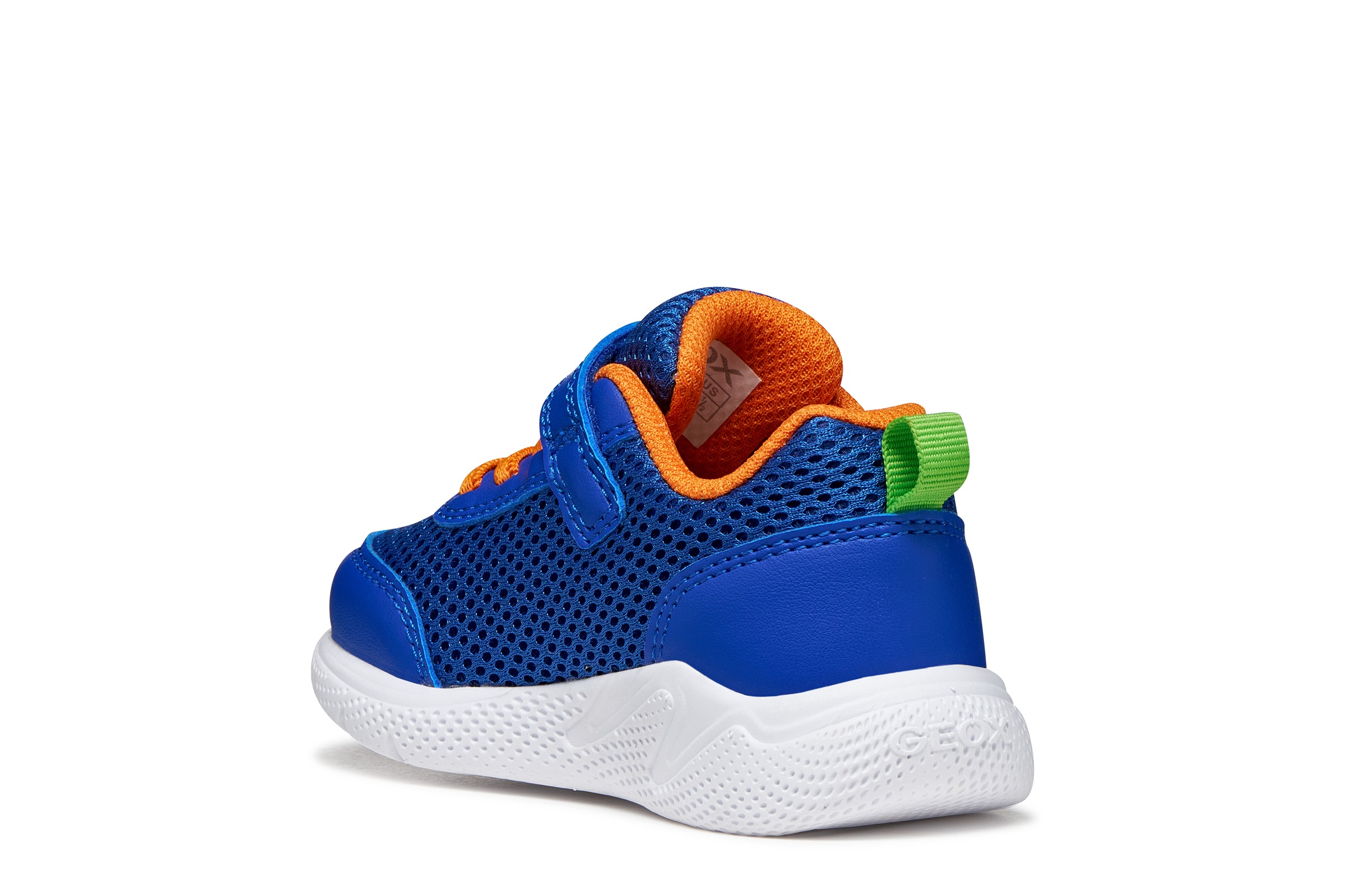 Geox Lauflernschuh »B SPRINTYE BOY«  Babyschuh mit farbenfrohen Besätzen, Größenschablone zum Download