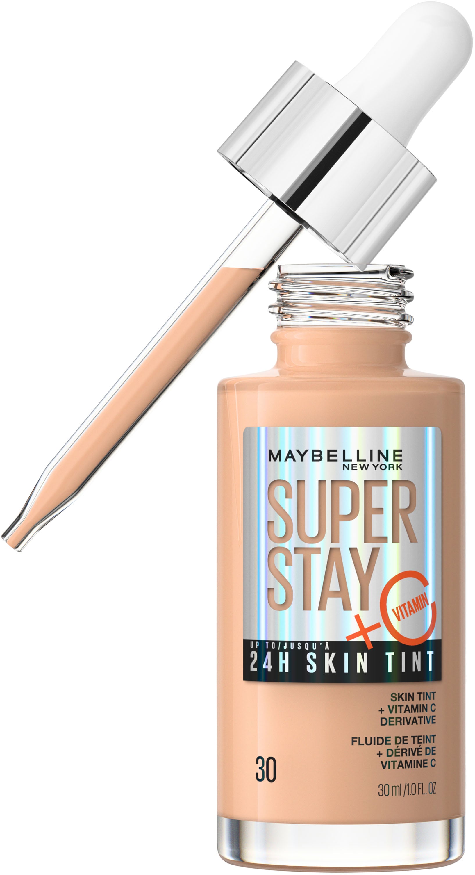 MAYBELLINE NEW YORK Foundation »Maybelline New York Super Stay 24H Skin Tint«, mit Vitamin C