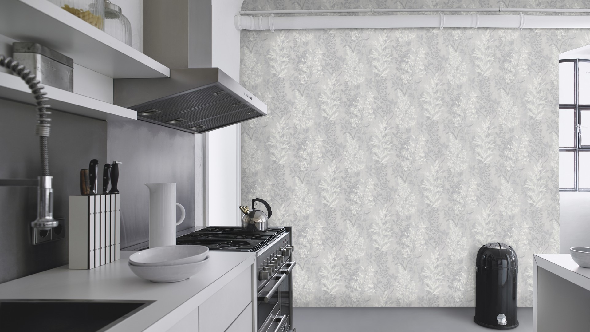 Rasch Papiertapete »mit Blattranken«, botanisch, Blätter