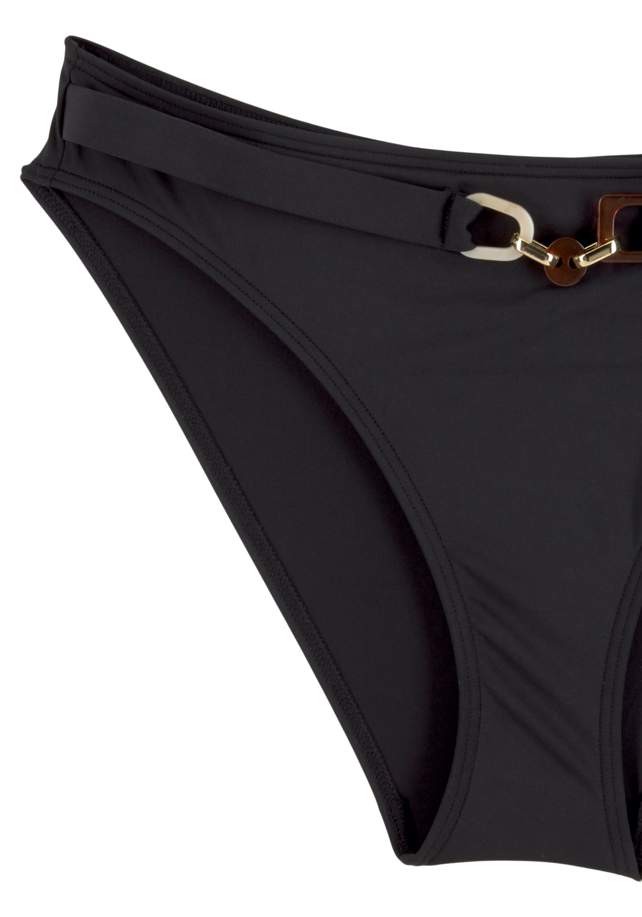 LASCANA Bikini-Hose »Yves«, mit edlen Ziergürtel