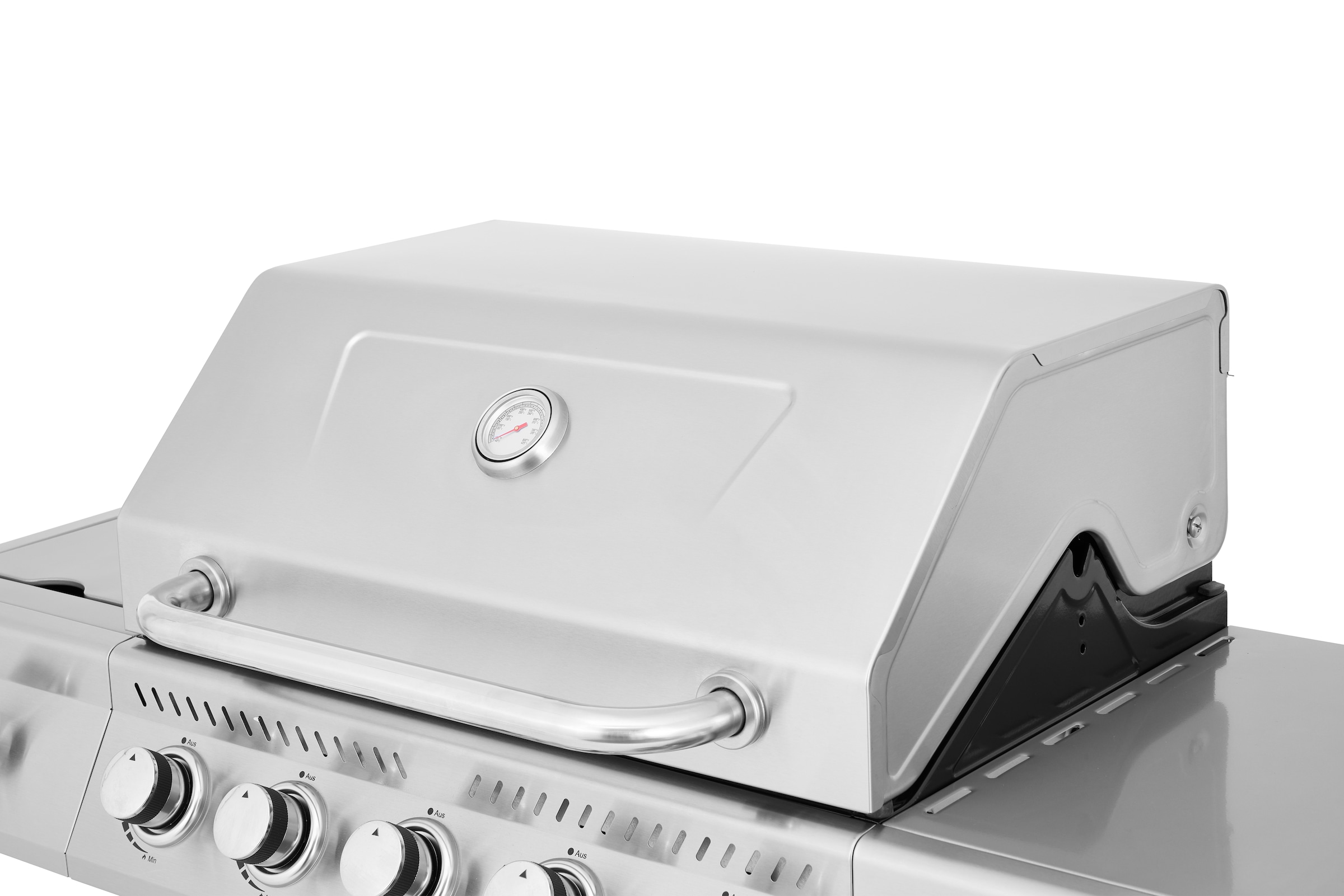 Hanseatic Gasgrill »Richland« BxTxH: 134,7 x 57 x 117 cm, 21,5 kW Gesamt, Edelstahl-Turbobrenner