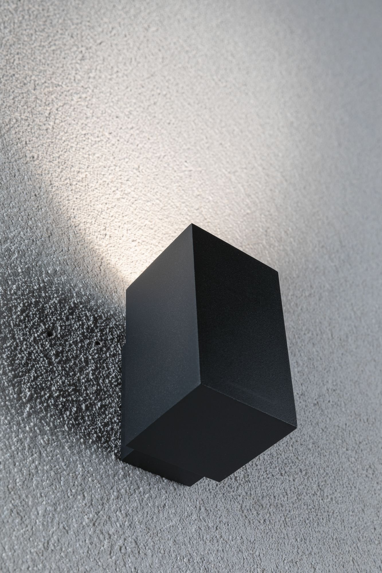 Paulmann LED Außen-Wandleuchte »Flame eckig 58x75mm 3000K 3,8W 320lm 230V Aluminium« 1 Stk. Warmweiß IP44