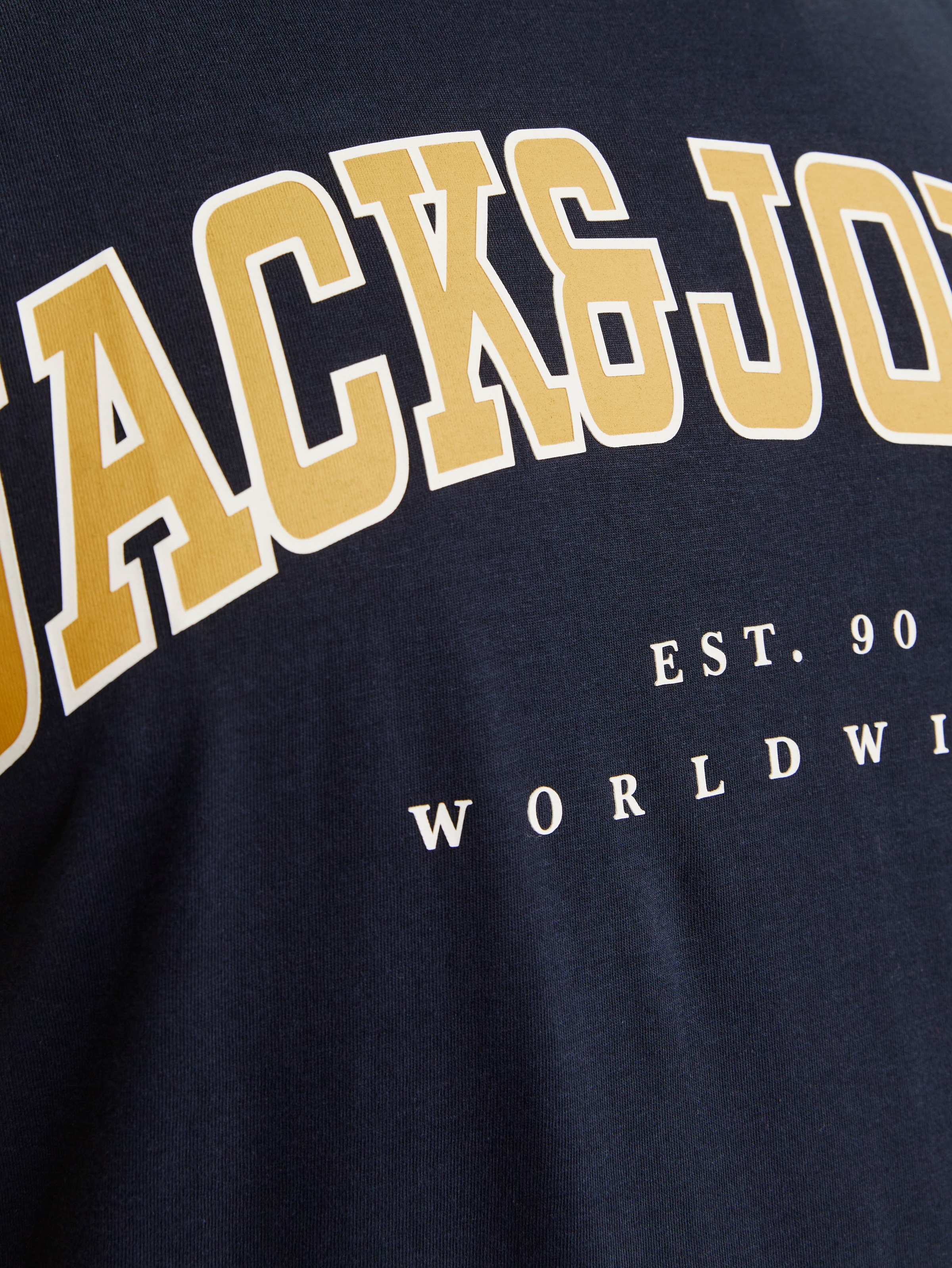 Jack & Jones PlusSize T-Shirt »JJECALEB VARSITY TEE SS O-NECK NOOS PLS«