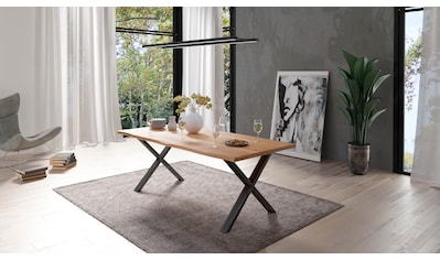 Homexperts Baumkantentisch »Lesley«, Breite 160 oder 200 cm, mit natürlich... kaufen