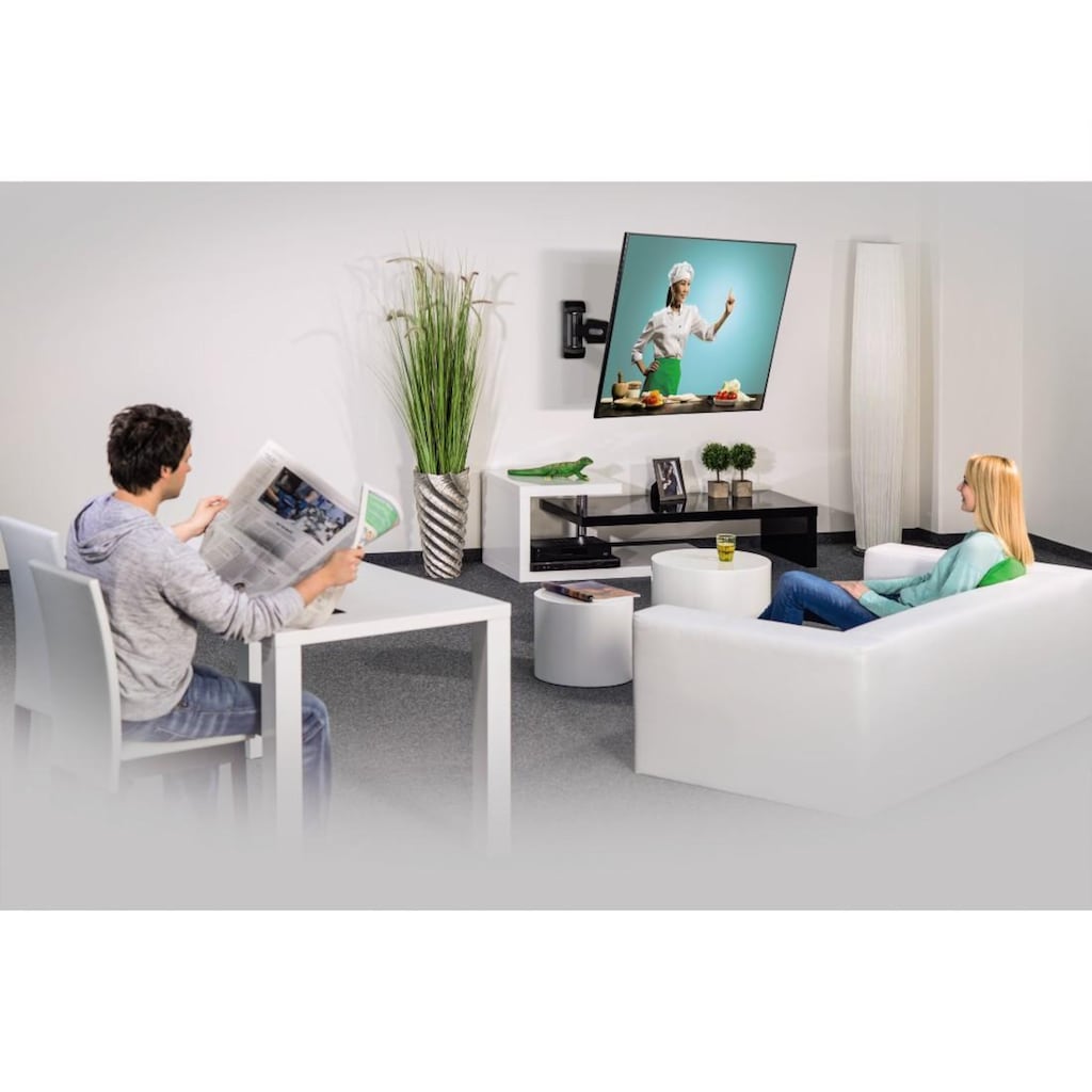 Hama TV-Wandhalterung »FULLMOTION, 81 - 165 cm (32" - 65"), 43", 50", 55", Schwarz«, bis 165 cm Zoll