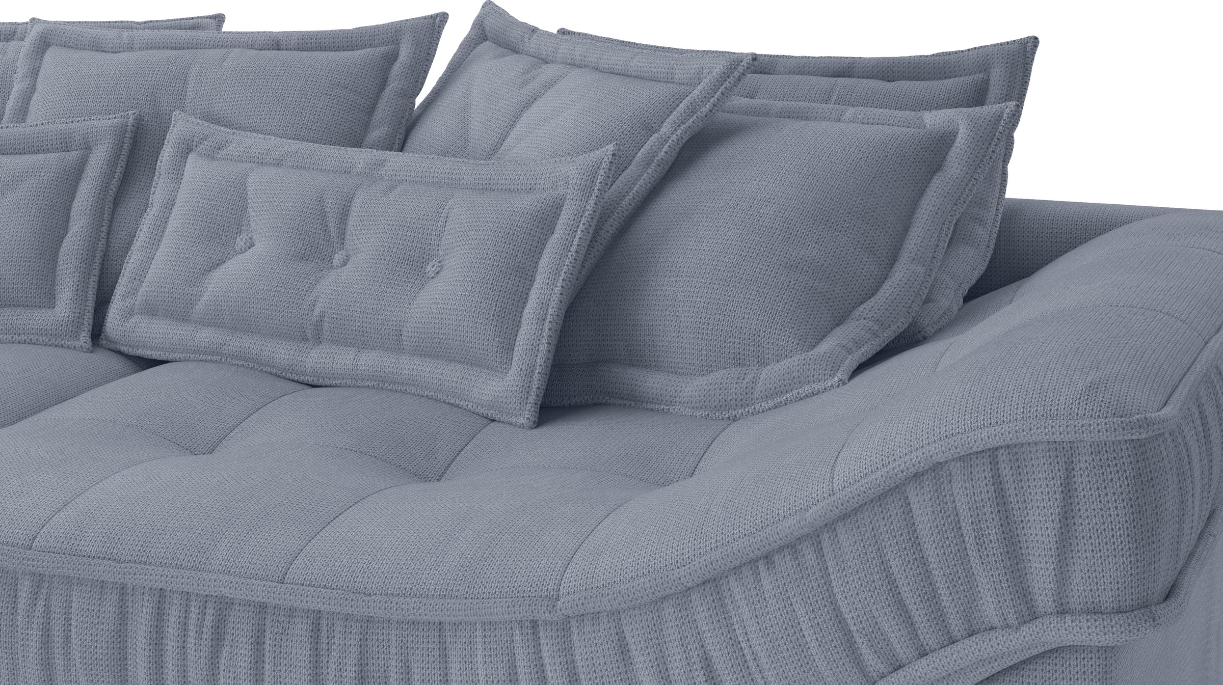 Mr. Couch Ecksofa »Diwan II, L-Form«, Wahlweise mit Kaltschaumpolsterung bis 140 kg belastbar