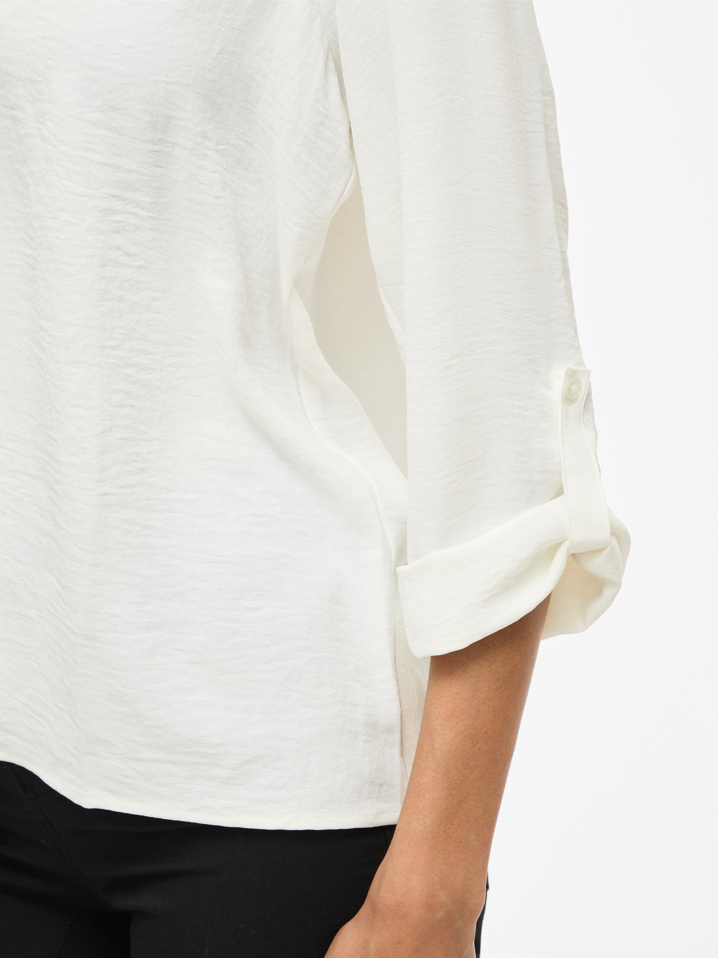 Vila Blusenshirt »VIJOSA 3/4 V-NECK TOP - NOOS«