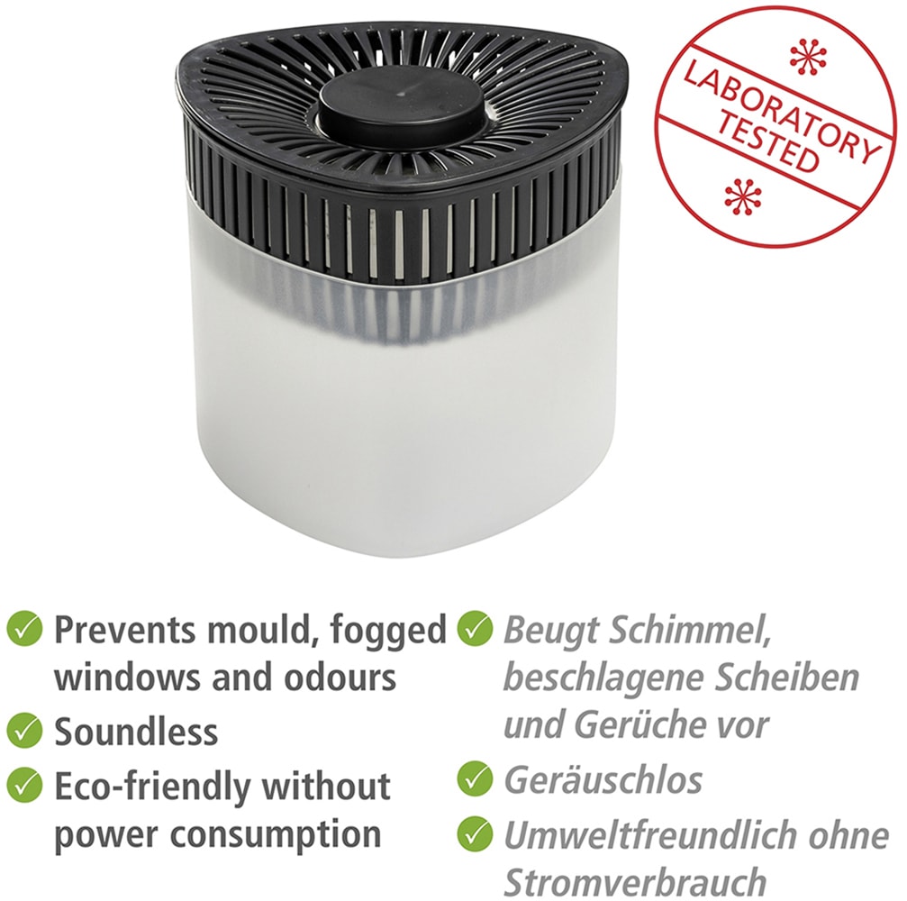 WENKO Luftentfeuchter »Modell Prisma«, für 40 m³ Räume, mit 6 x 500 g Entfeuchter-Blöcken