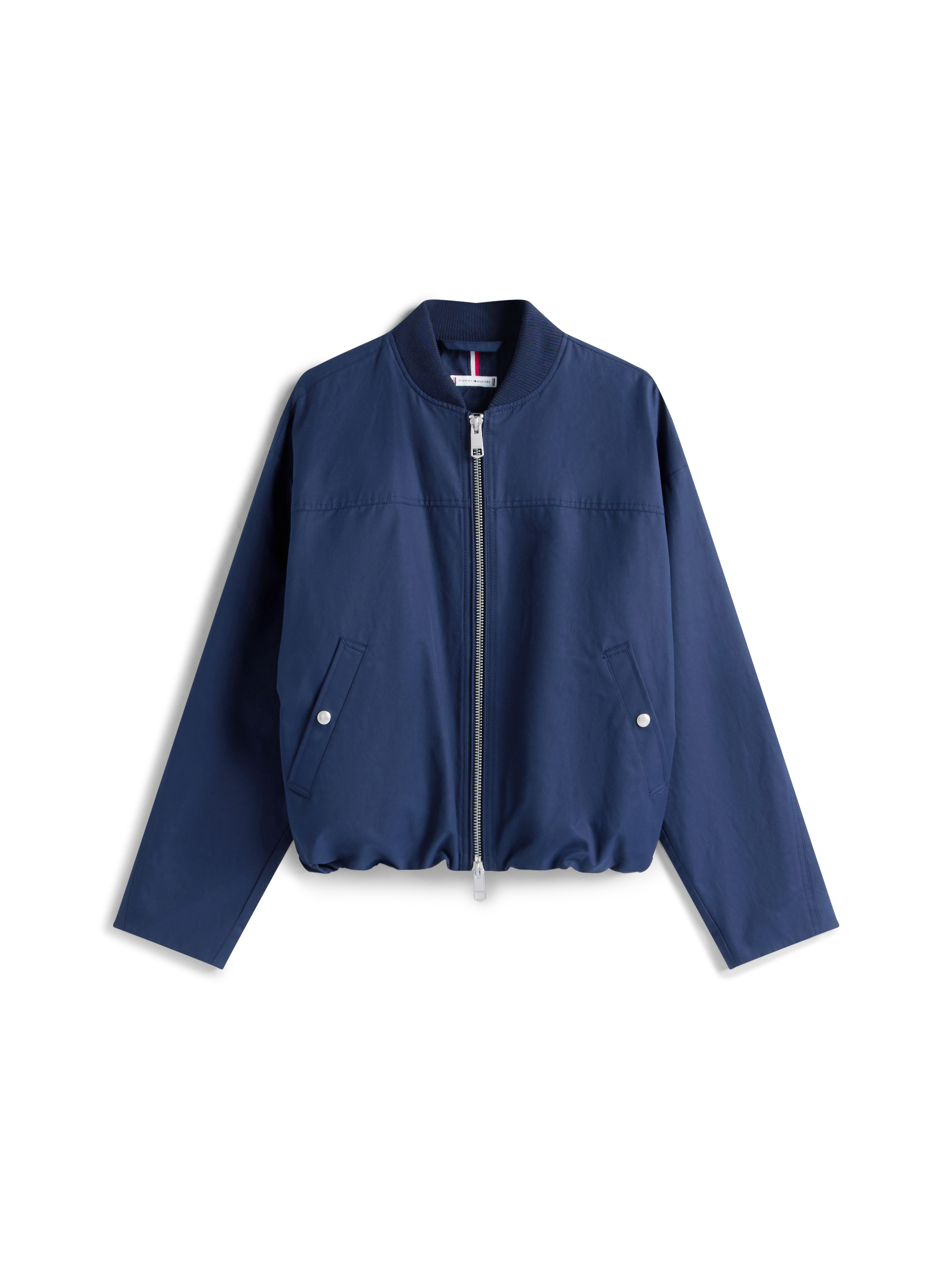 Tommy Hilfiger Bomberjacke »COTTON NYLON REG BOMBER«, ohne Kapuze