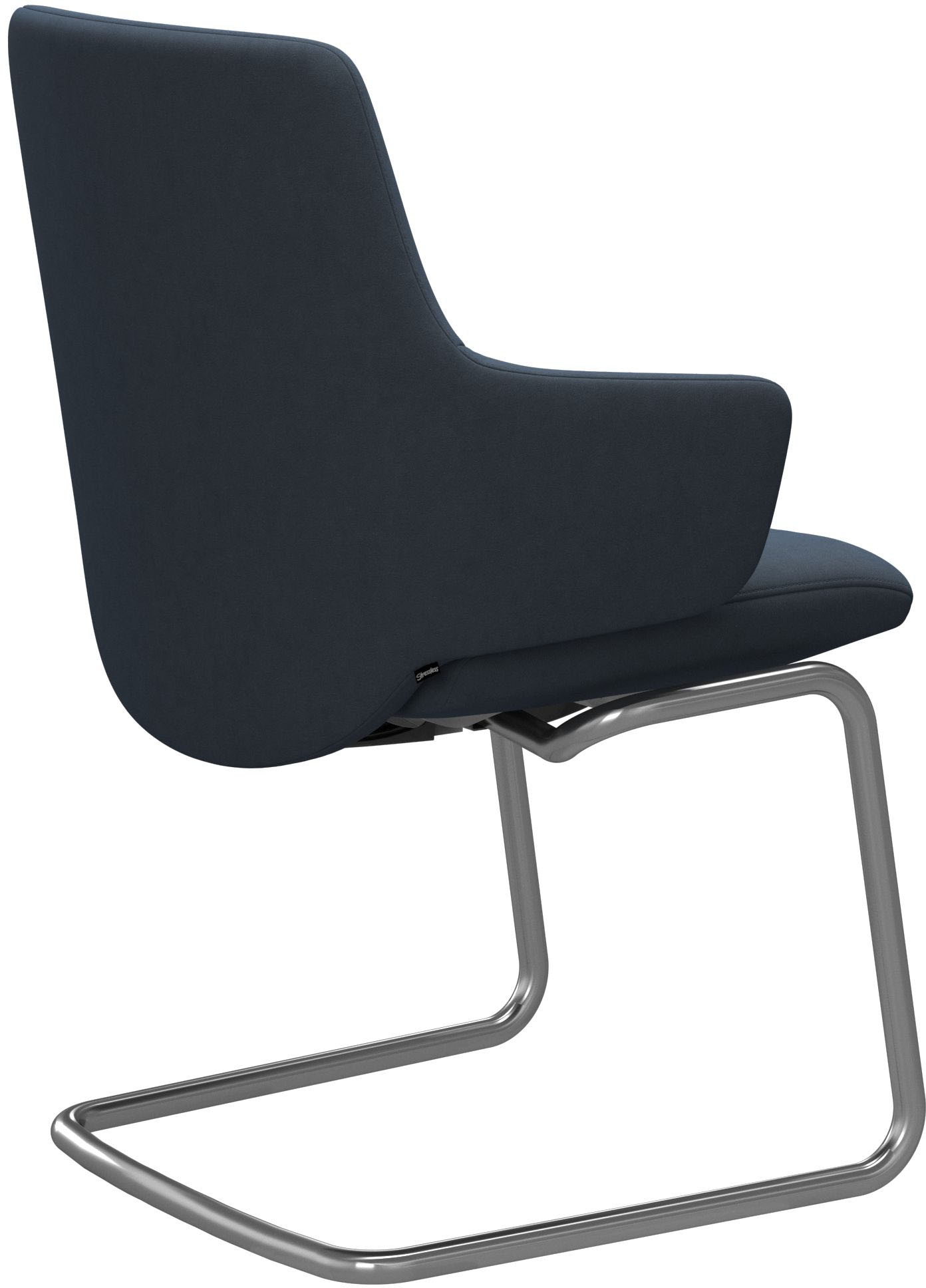 Stressless® Polsterstuhl »Laurel« () Low Back mit Armlehne, Größe L, mit Beinen aus Stahl in Chrom glänzend