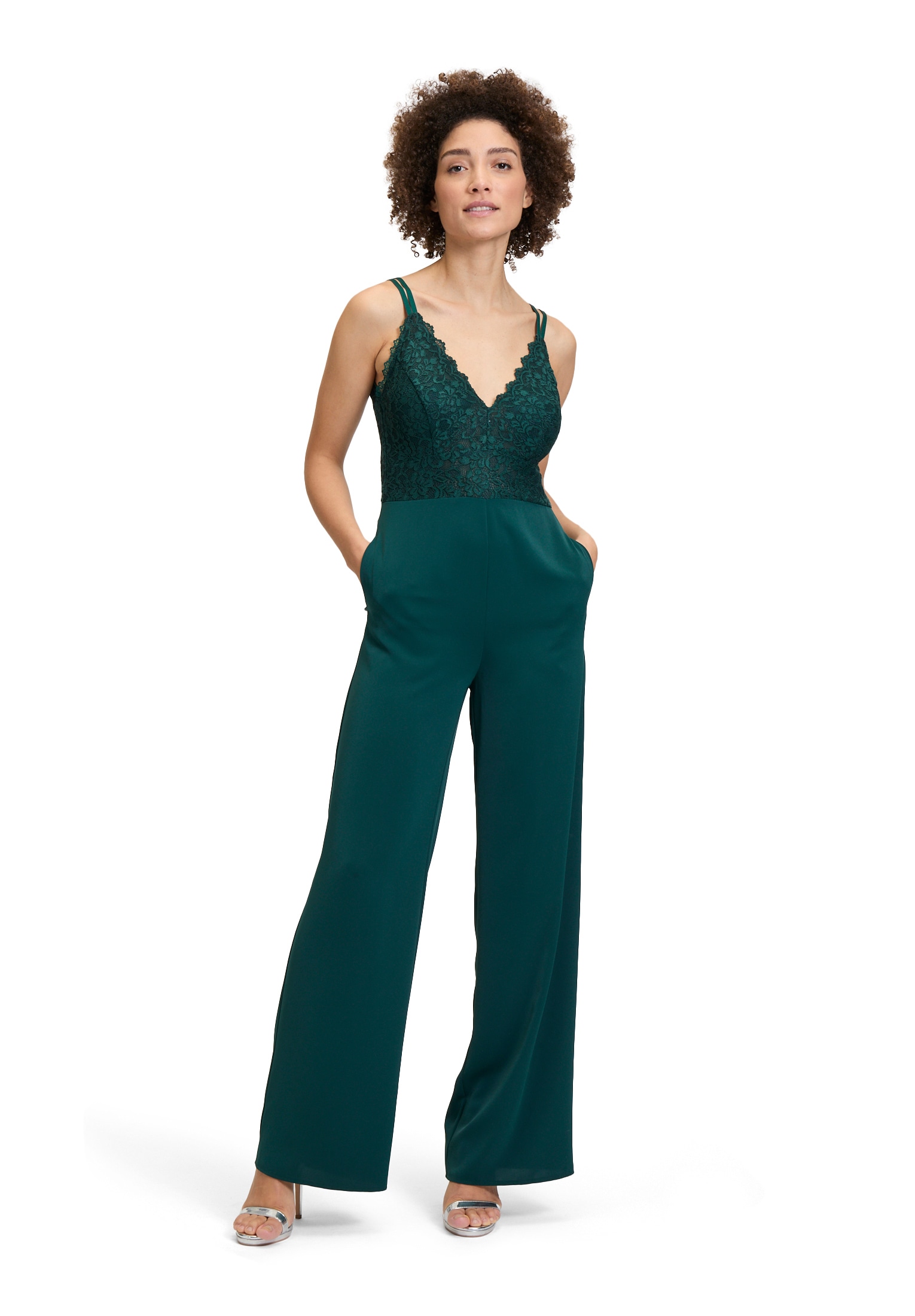 Vera Mont Jumpsuit »Jumpsuit mit Spitze«