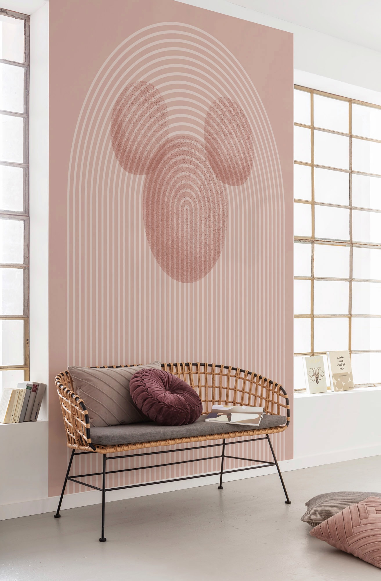 Komar Vliestapete »Digitaldruck Vlies -  Mickey Arc - Größe 250 x 280 cm« bedruckt glatt Kinderzimmer