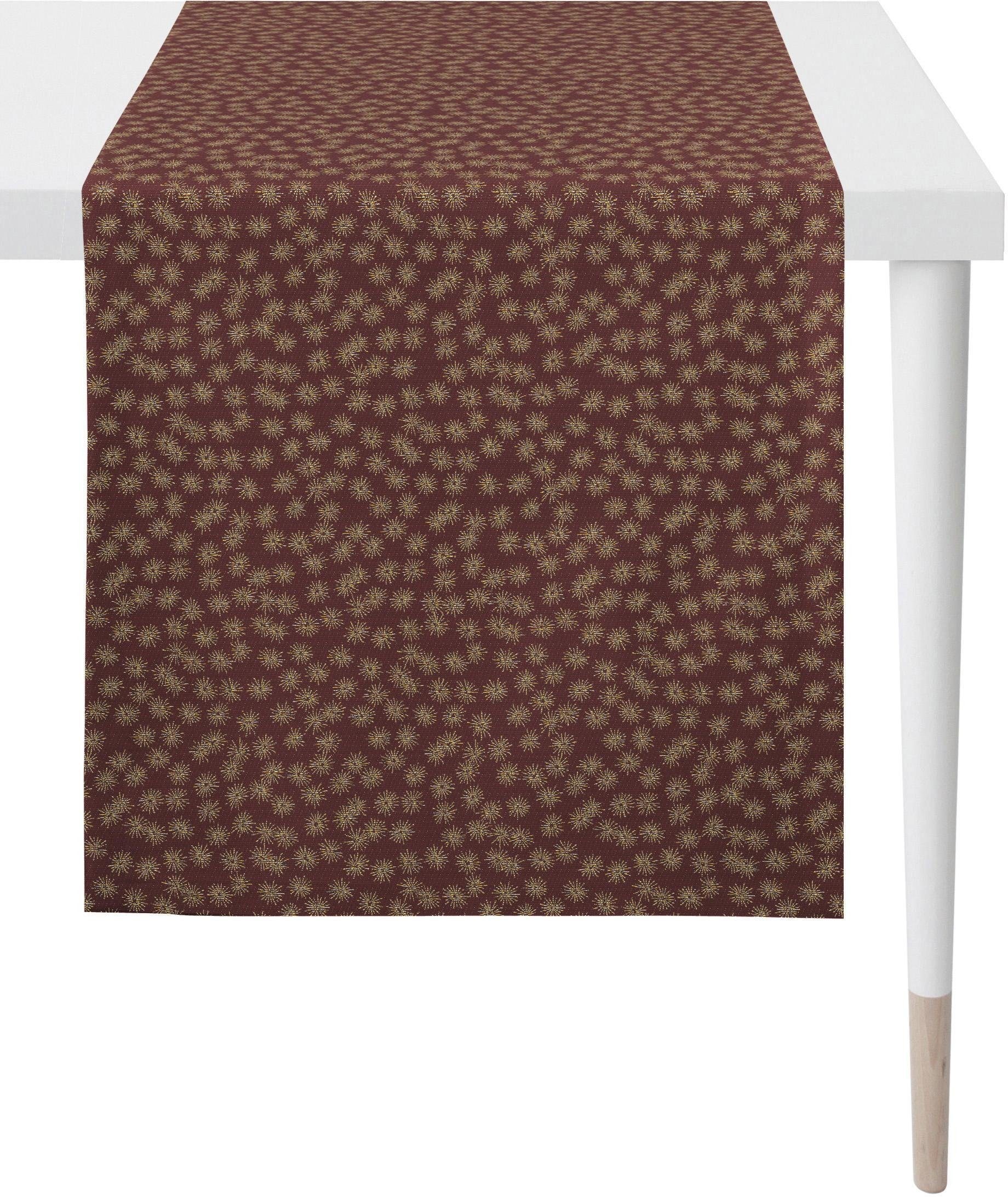 APELT Tischläufer "1501 Christmas Elegance, Weihnachtsdeko, Weihnachten" Lurex-Jacquardgewebe