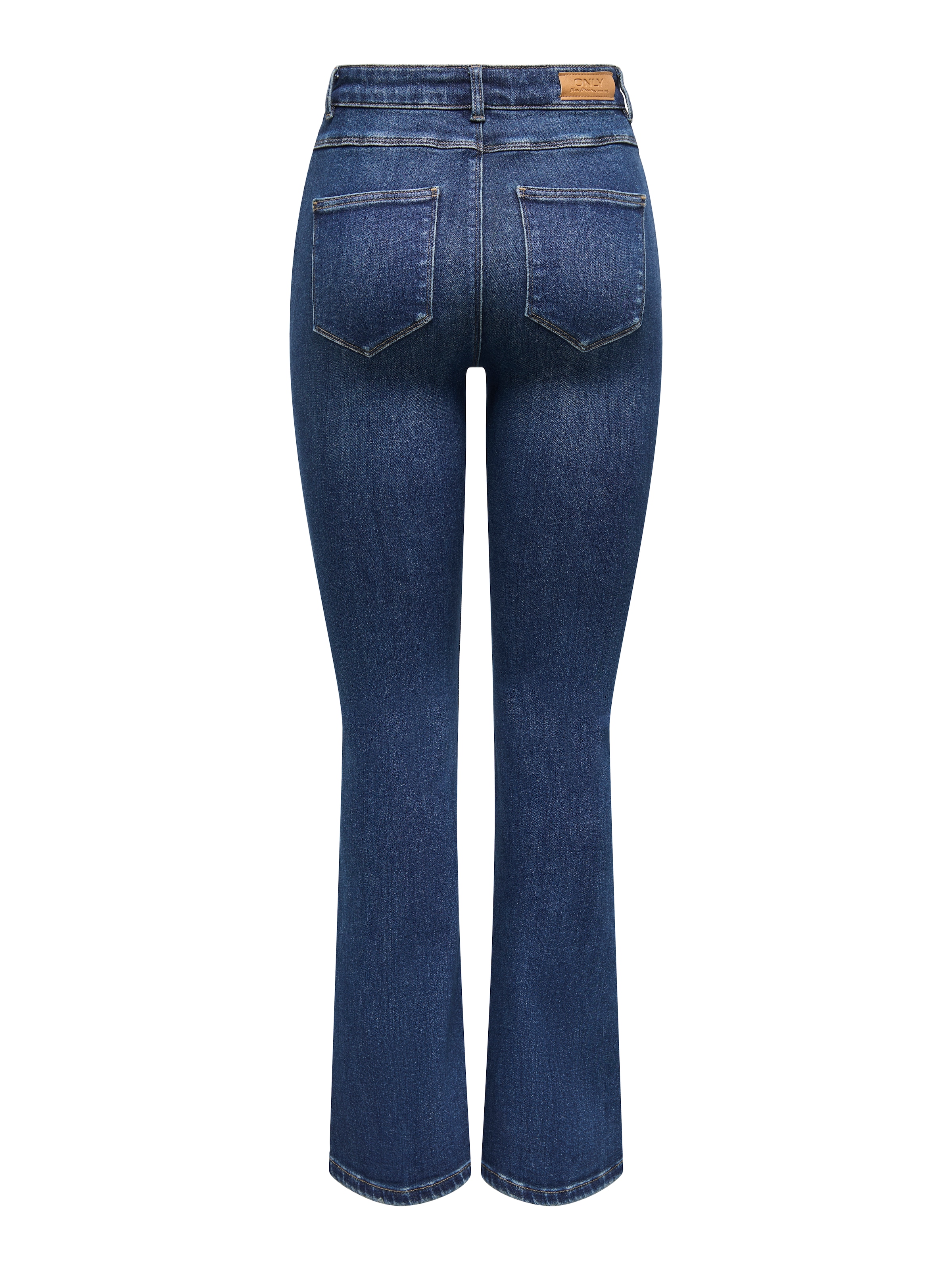 ONLY Bootcut-Jeans »ONLMILA HW FLARED DNM BJ374«, mit Destroyed Effekt