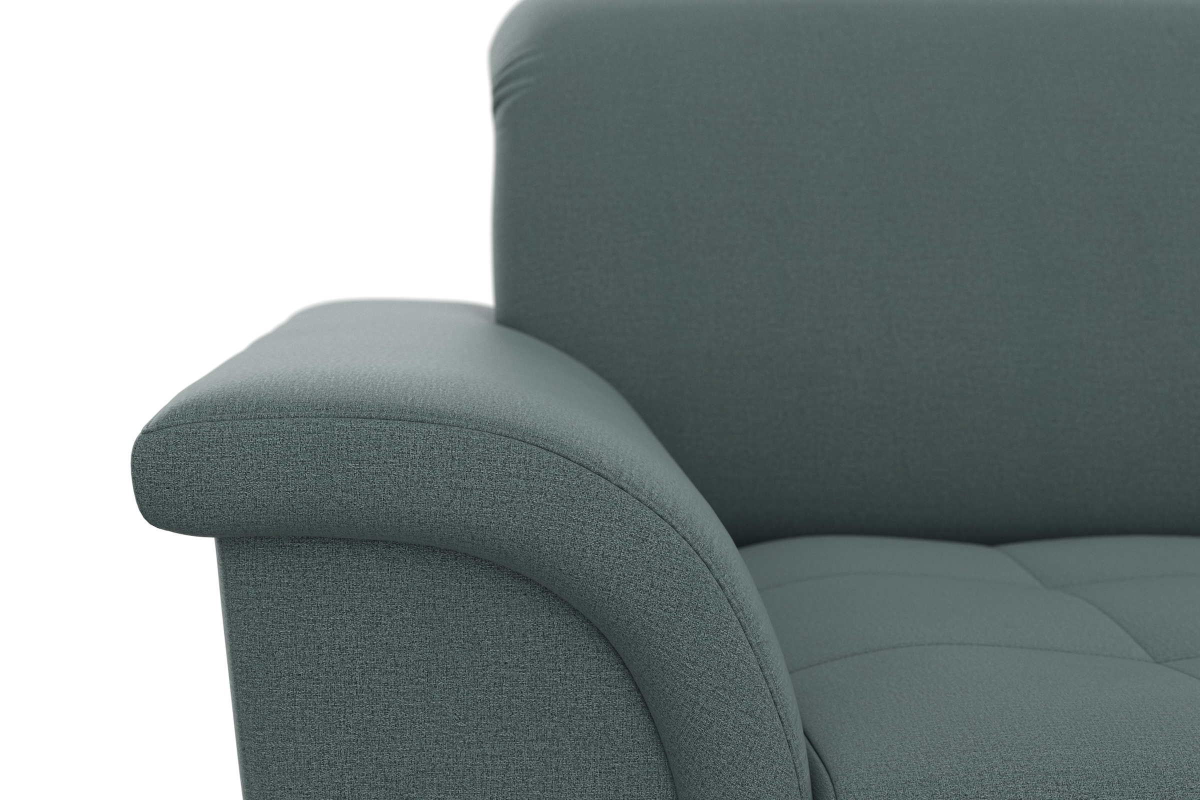DOMO collection Ecksofa Franzi, wahlweise mit Bettfunktion, Bettkasten und Kopfteilverstellung