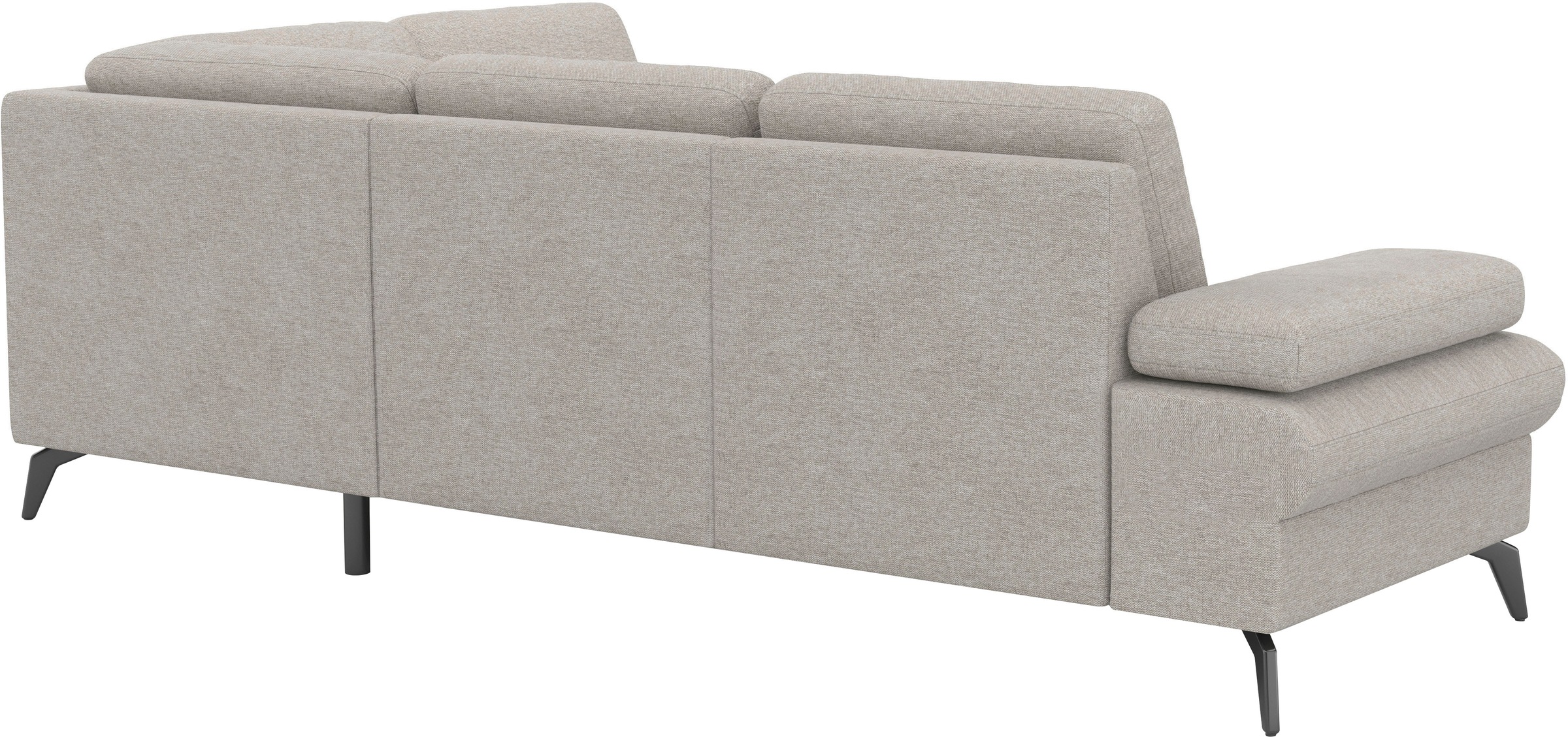 sit&more Ecksofa »Morris Jubi L-Form, B: 238 cm«, mit Armteilfunktion & 1 Zierkissen, optional Bettfunktion