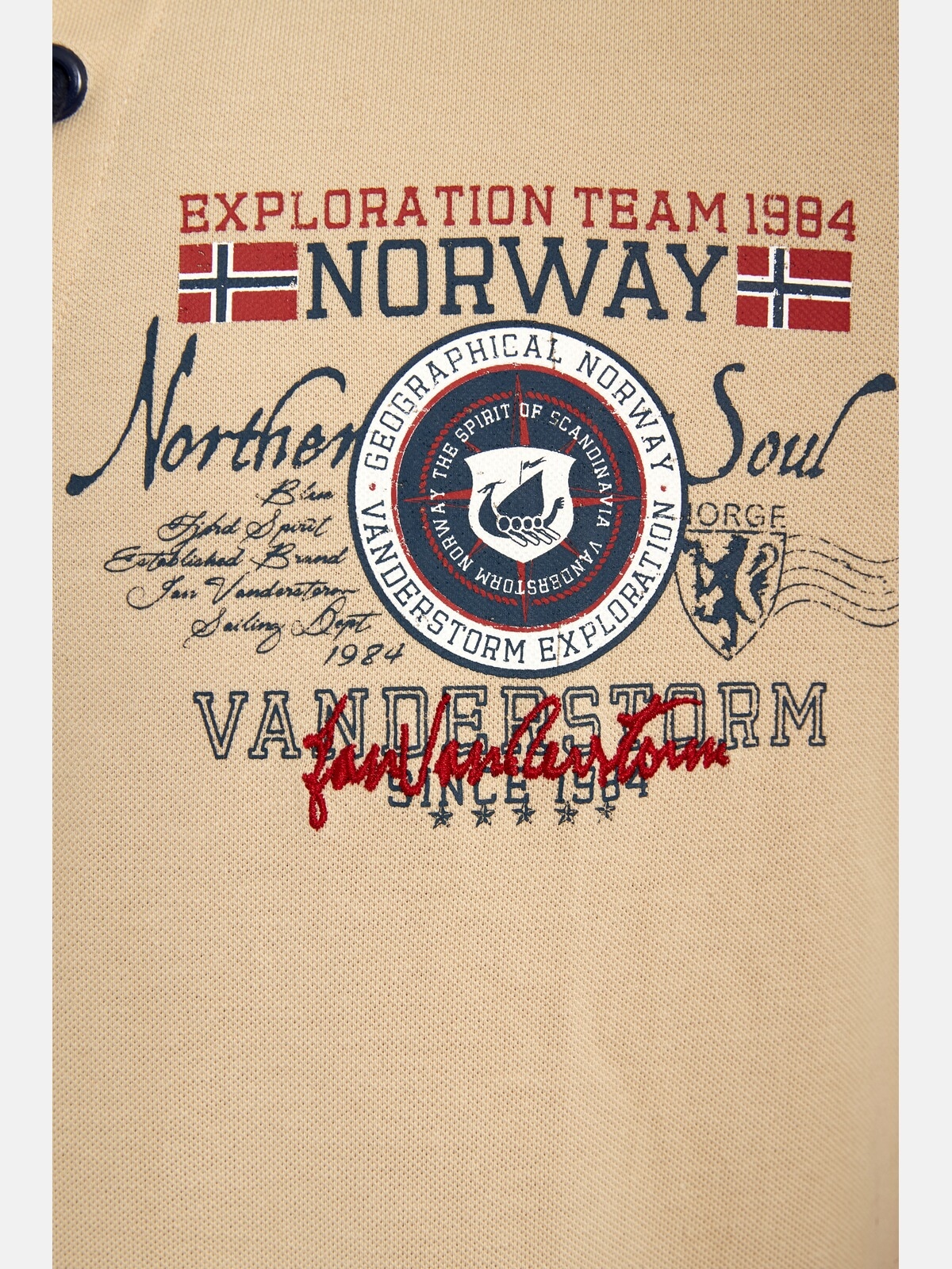 Jan Vanderstorm Poloshirt »Doppelpack Poloshirt ELJAR«, (2 tlg.), mit lässigen Saumschlitzen