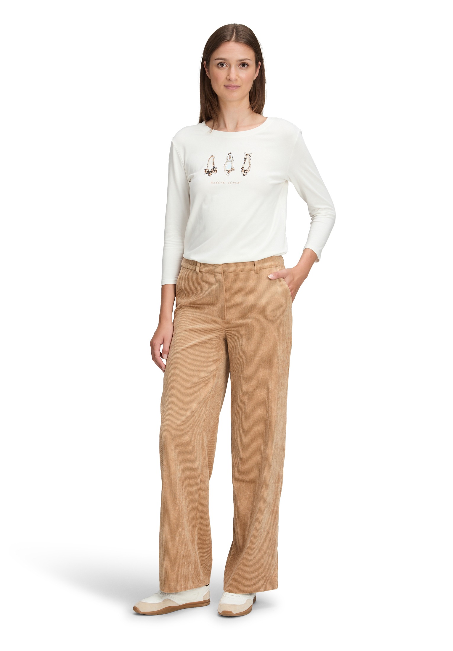 Betty&Co Rundhalsshirt »Casual-Shirt mit Print«