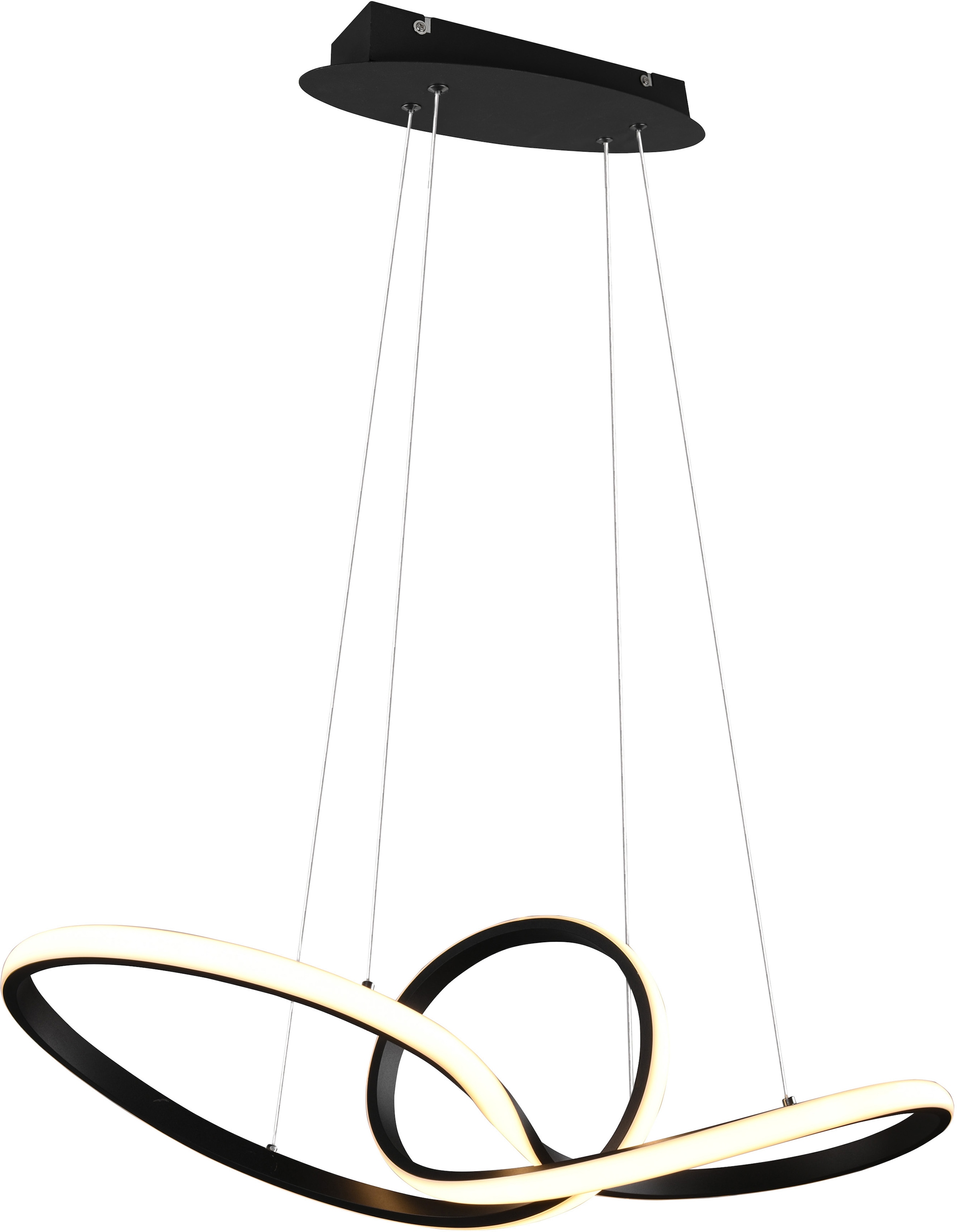 TRIO Leuchten LED Pendelleuchte »SANSA«, 1 flammig, Leuchtmittel LED-Modul | LED fest integriert, über Wandschalter dimmbar, 3000K, 3200 Lm, Abhängung 150cm