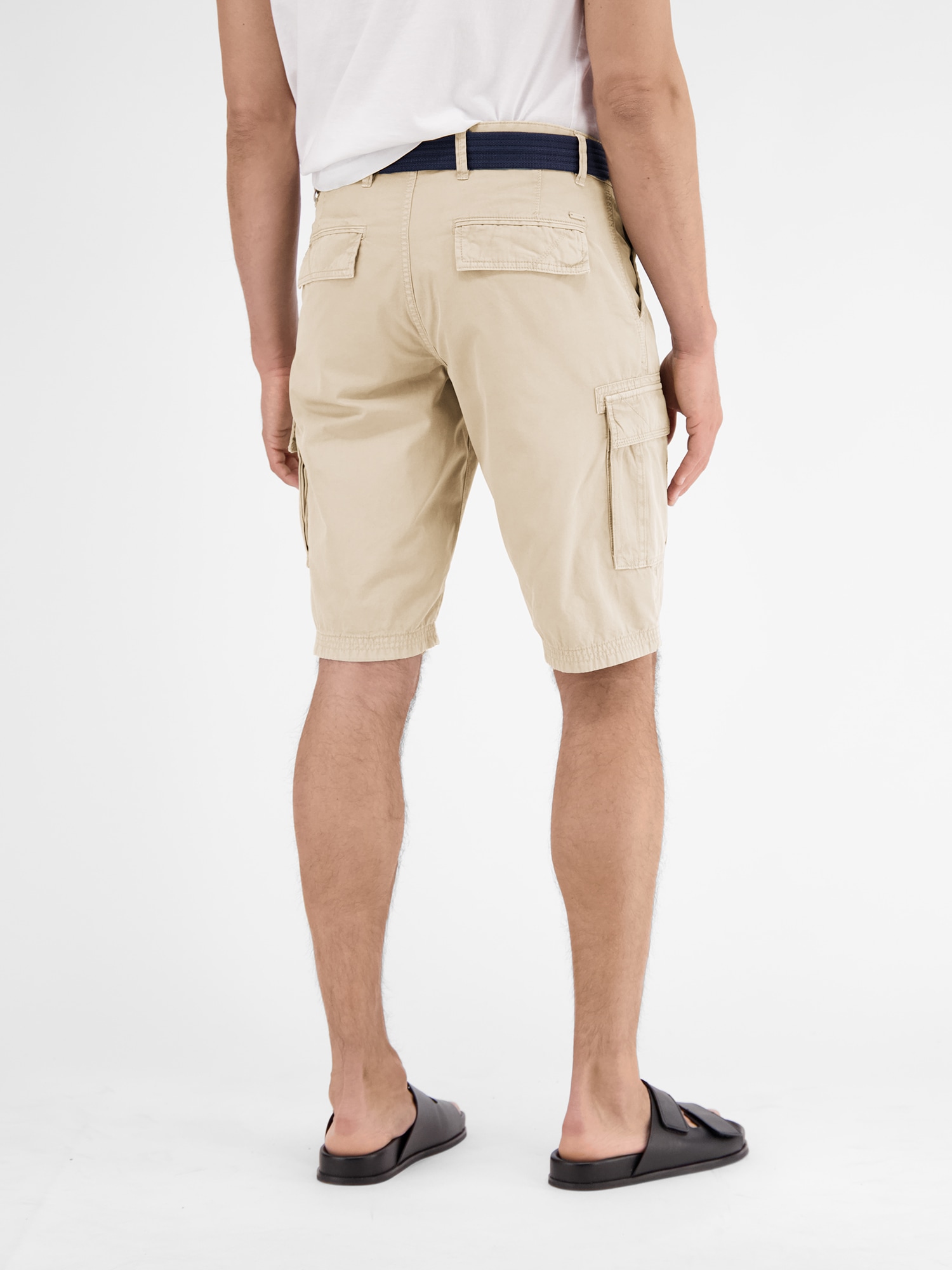 LERROS Bermudas »LERROS Cargobermuda inklusive Gürtel«, (Set)