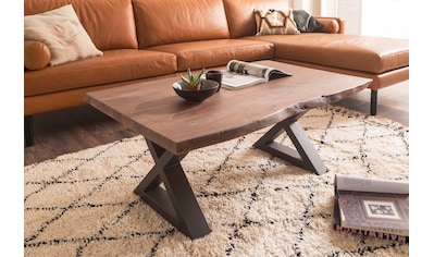MCA furniture Couchtisch »Cartagena«, Couchtisch Massivholz mit Baumkante und... kaufen