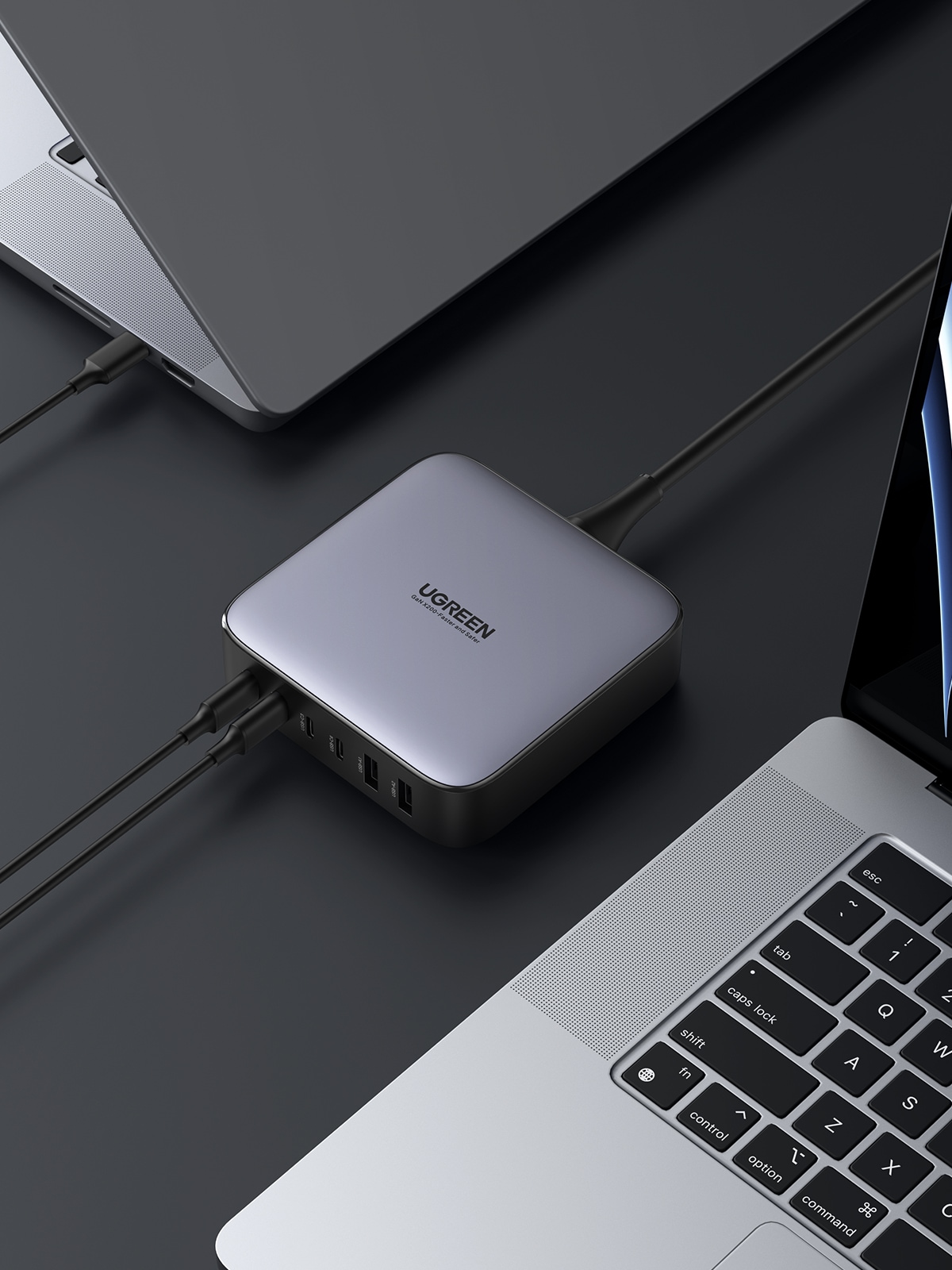UGREEN Laptop-Ladegerät »Desktop Fast Charger 2*USB-A+4*USB-C 200W CD271«