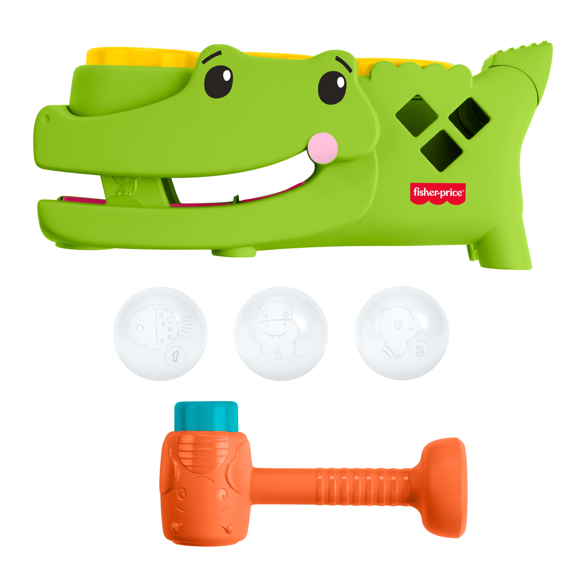 Fisher-Price® Klopfbank »Sitz- und Klopf-Rolligator«