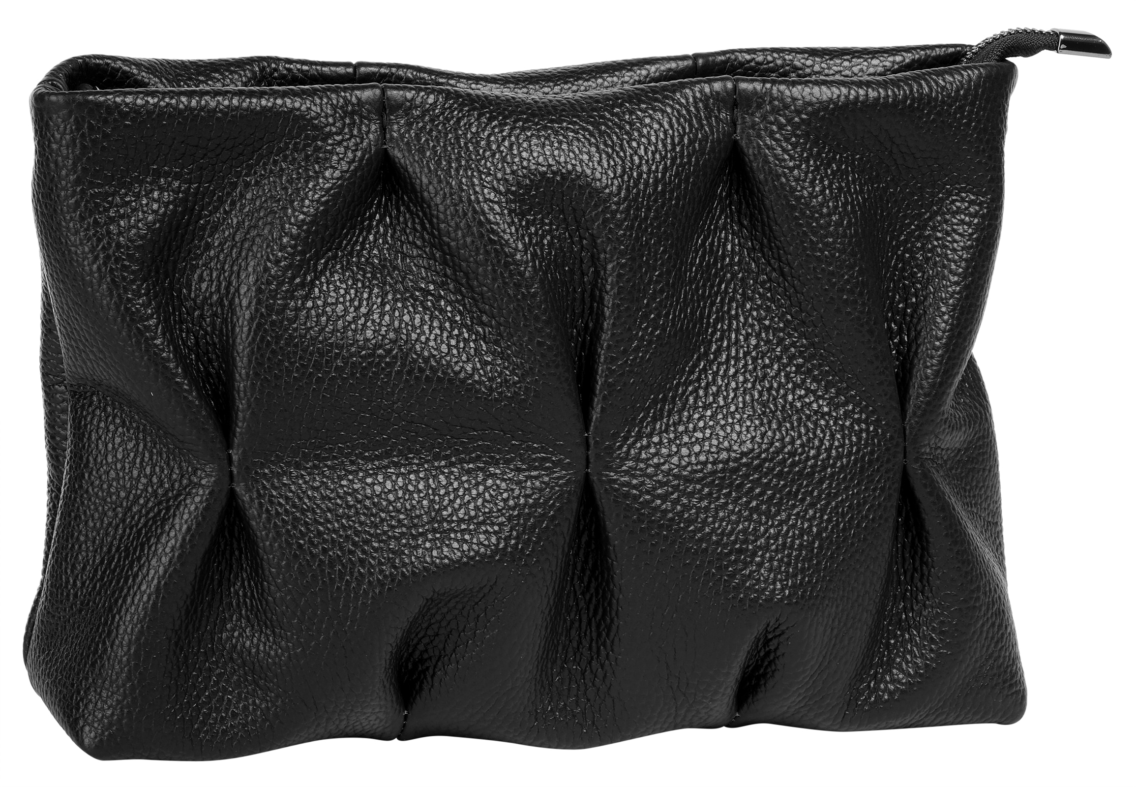 Cluty Umhängetasche, echt Leder, Made in Italy