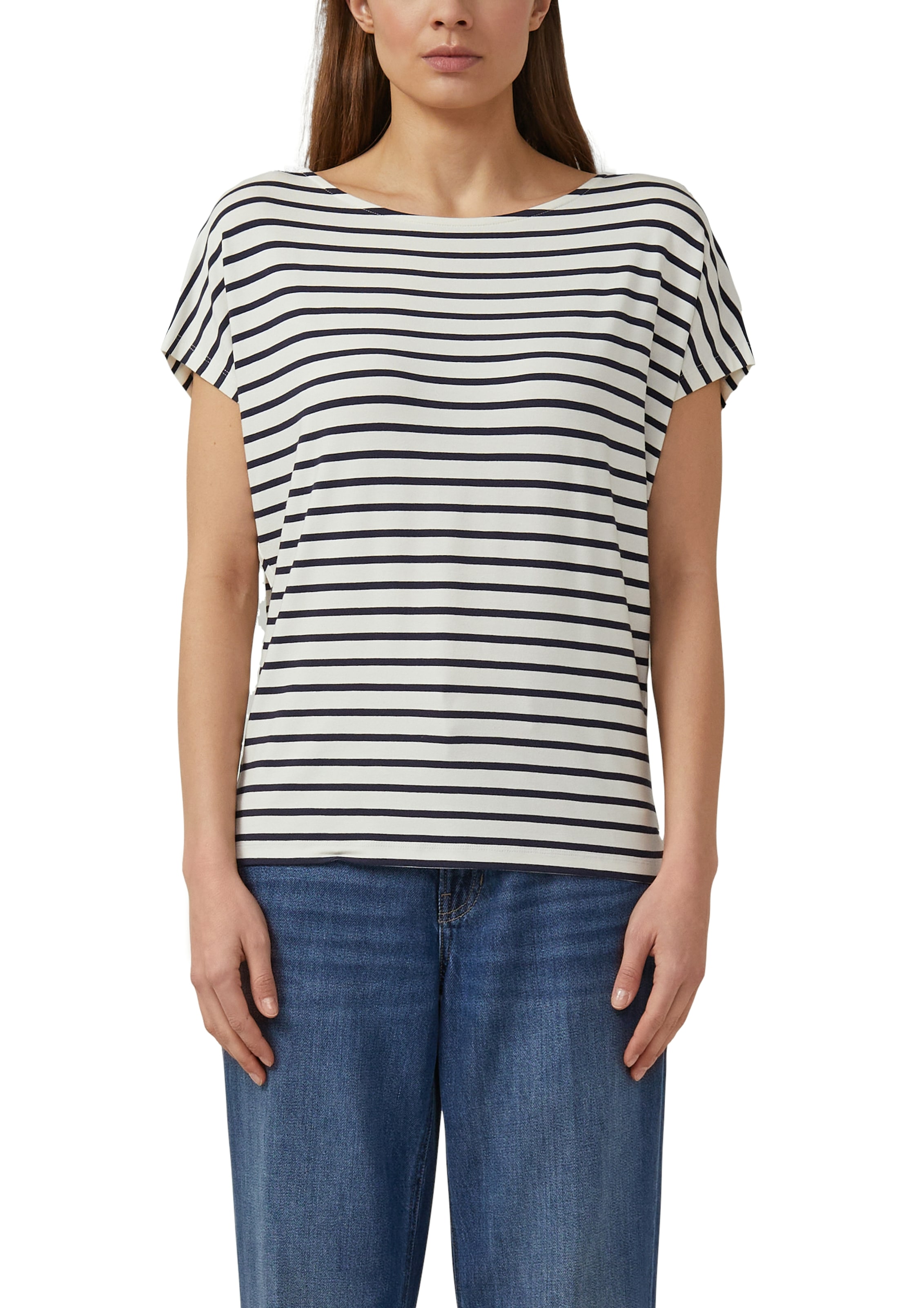 s.Oliver Kurzarmshirt Sommershirt mit grafischem Muster