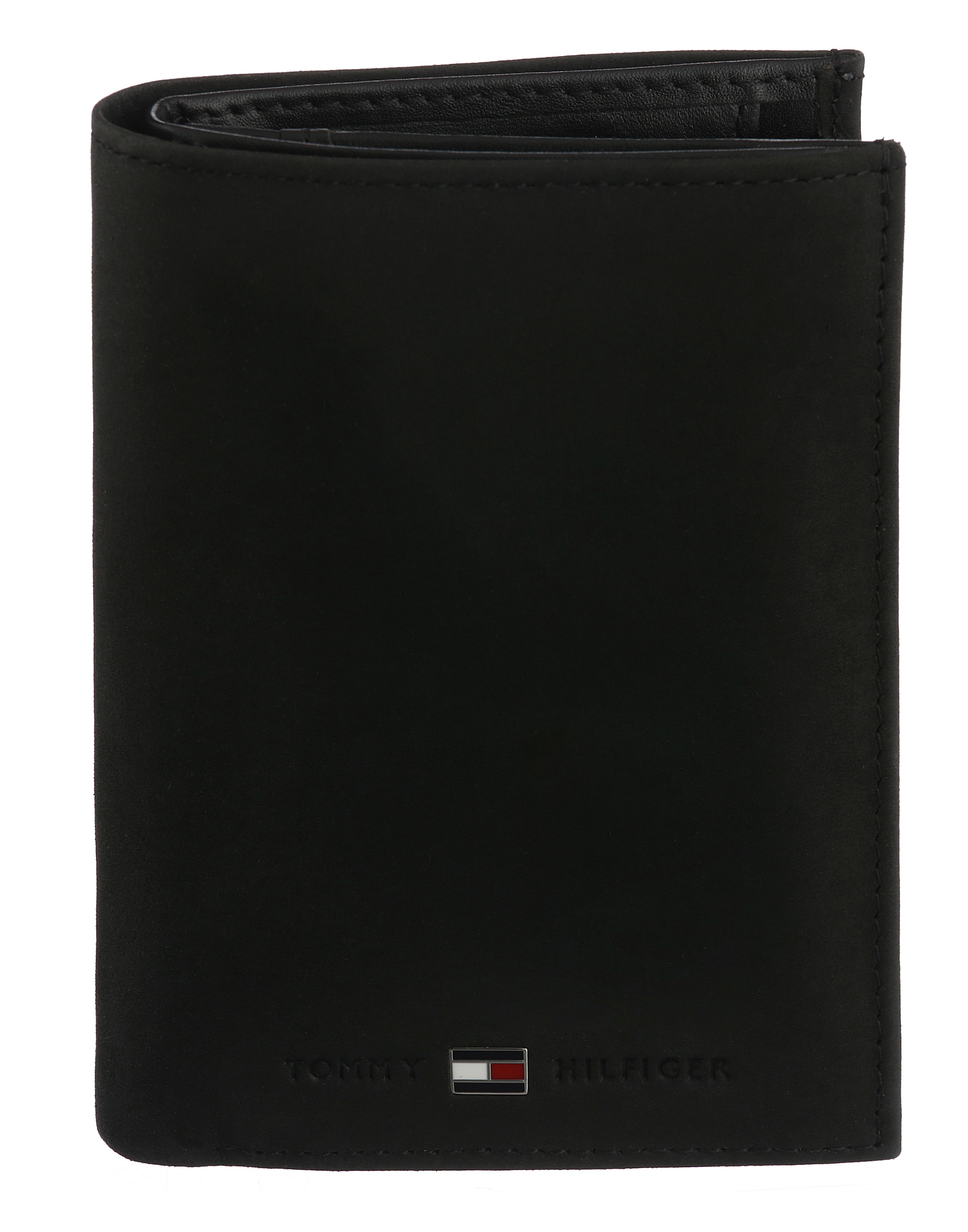 Tommy Hilfiger Geldbörse »JOHNSON N/S WALLET W/COIN POCKET« aus echtem Leder im Hochformat