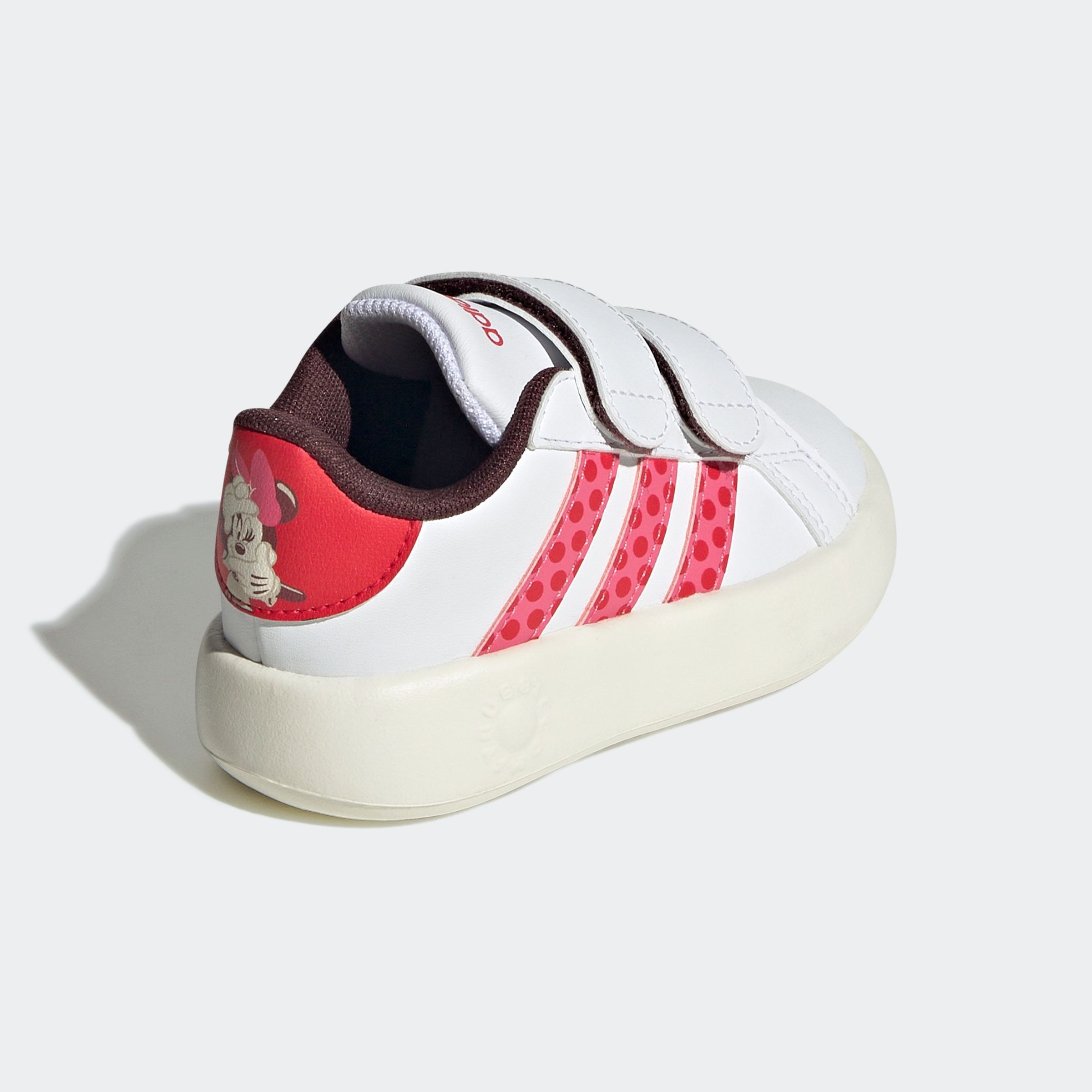 adidas Sportswear Klettschuh »ADIDAS DISNEY MINNIE MAUS KIDS GRAND COURT 2.0 SCHUH«, Design auf den Spuren des adidas Superstar, für Kinder