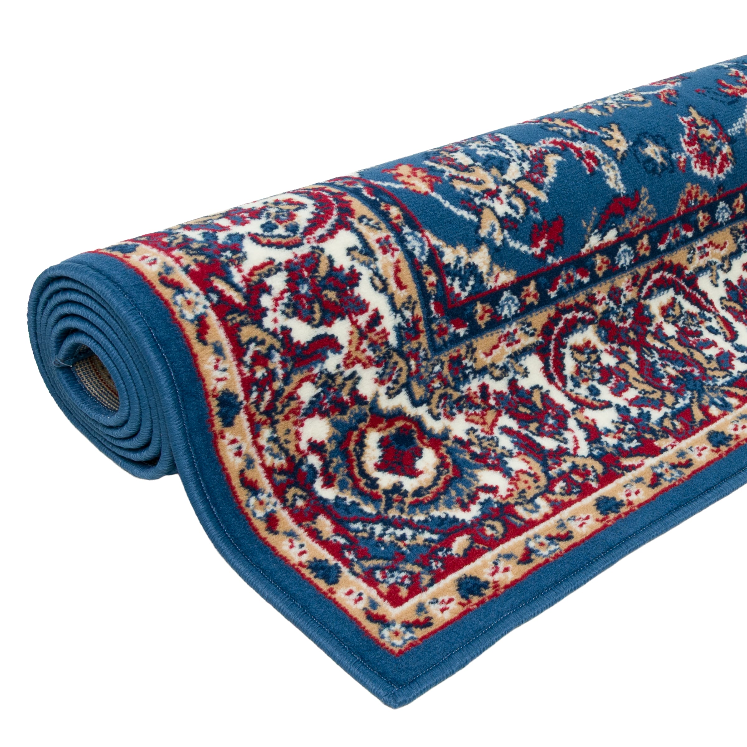 OTTO home Teppich »Ezzo, mit Bordüre, Kurzflor, Made in Belgium«, rechteckig, 7 mm Höhe, Orient-Optik, Teppich, Wohnzimmer, Esszimmer, Schlafzimmer