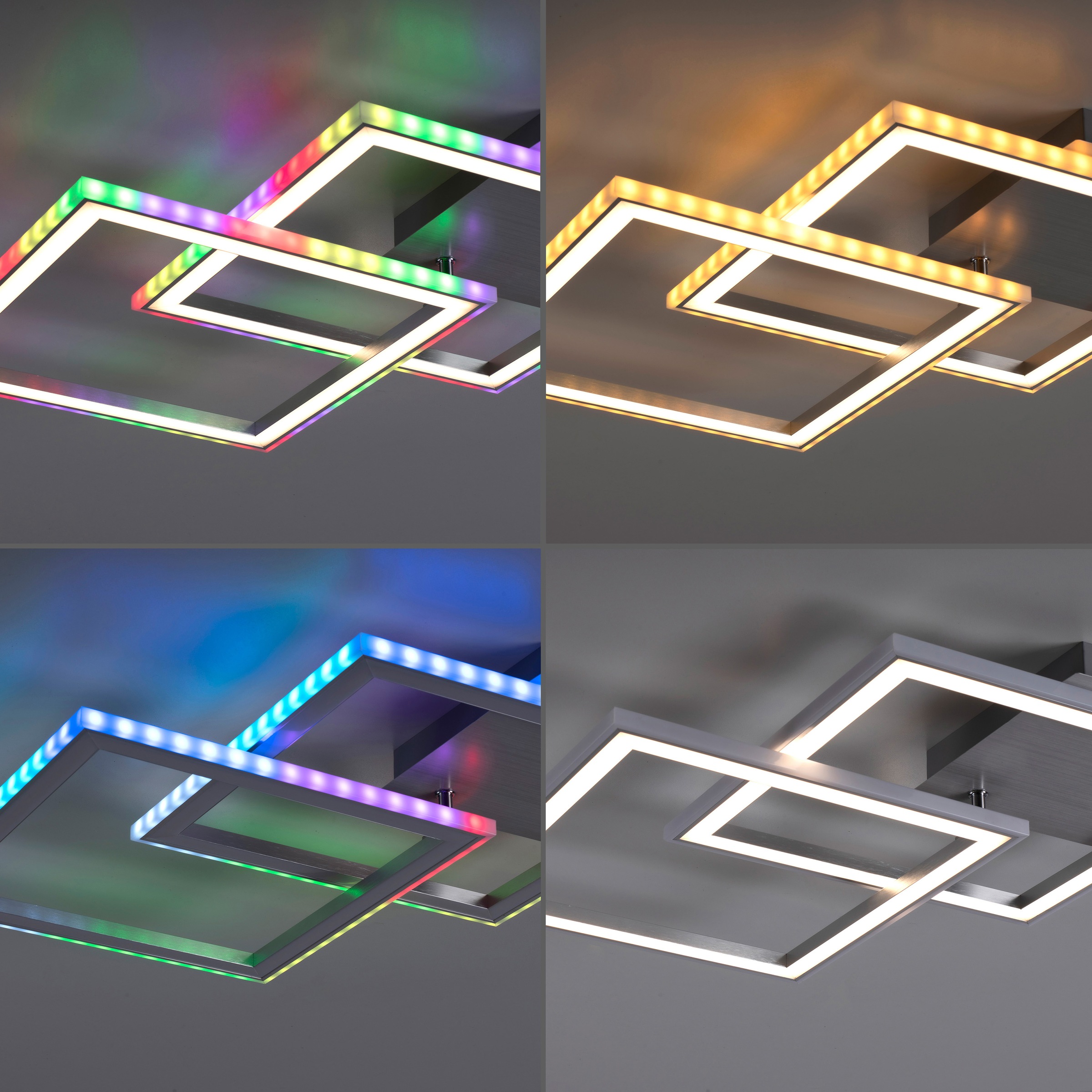 my home LED Deckenleuchte »Luan«,  mit Farbtemperatursteuerung,  Infrarotfernbedienung, dimmbar