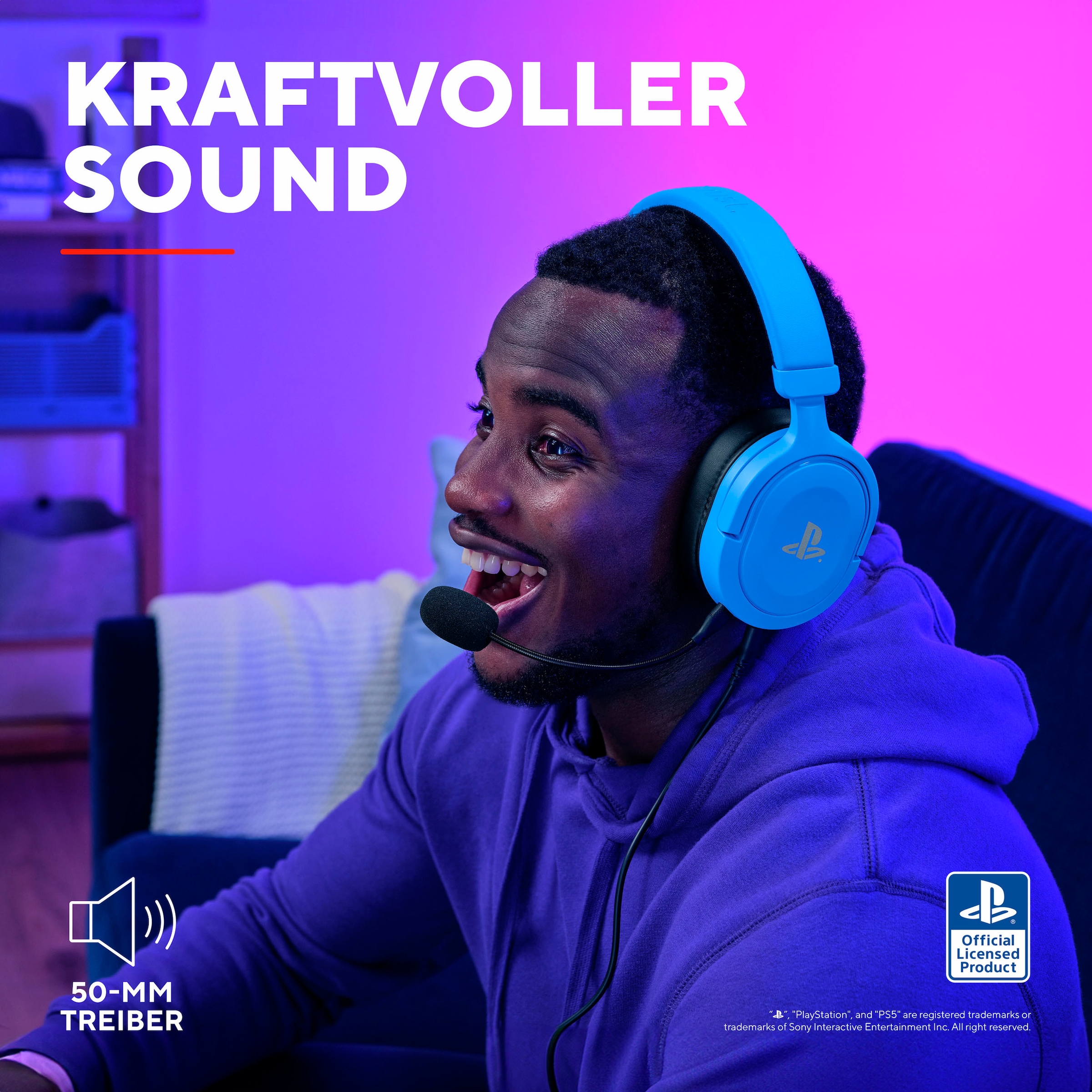 Trust Gaming-Headset »GXT 498B Forta«, Mikrofon abnehmbar