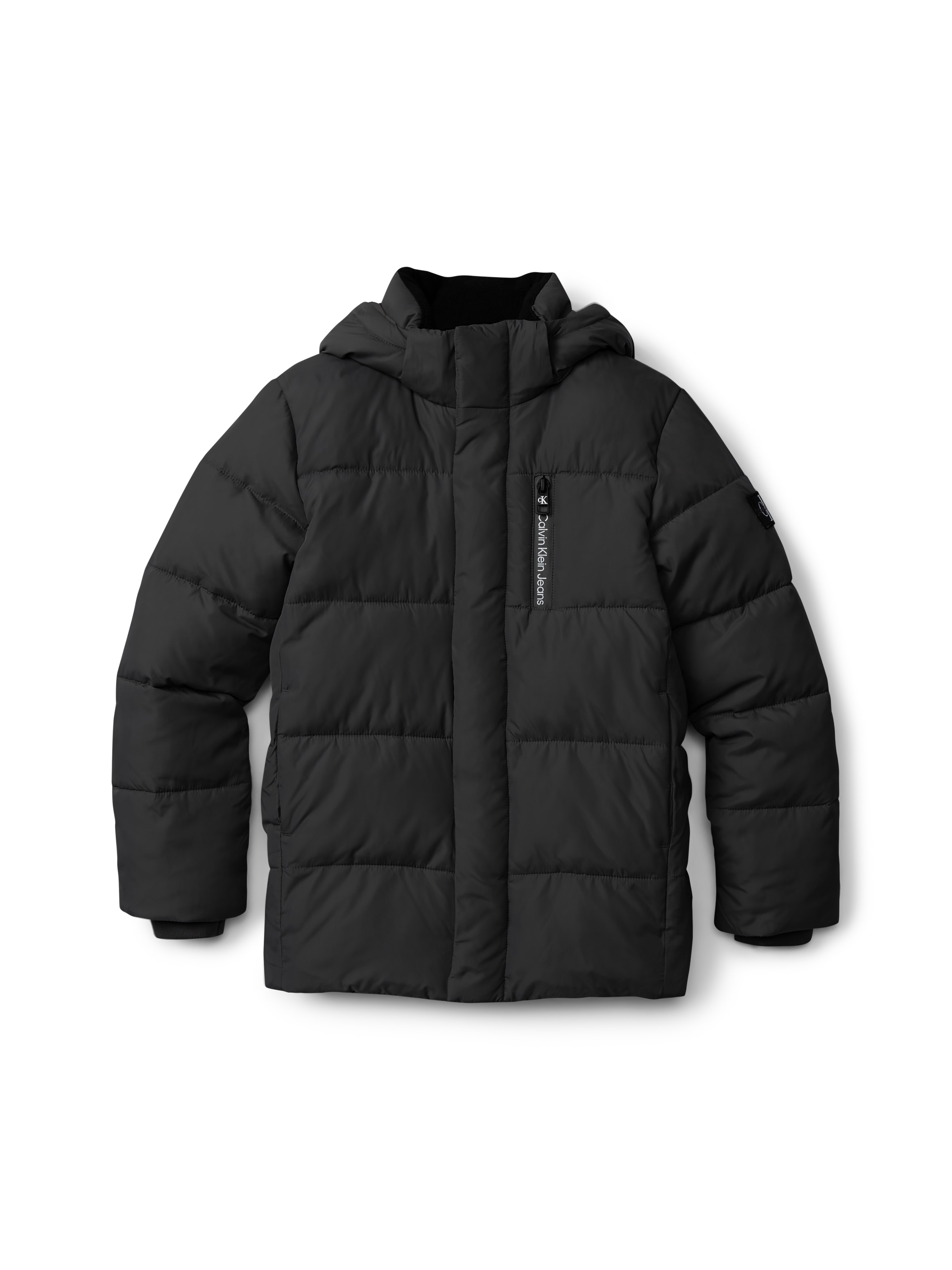 Calvin Klein Jeans Winterjacke »ESSENTIAL PUFFER JACKET«, mit Kapuze, für Kinder bis 16 Jahre und Calvin Klein Markenlabel