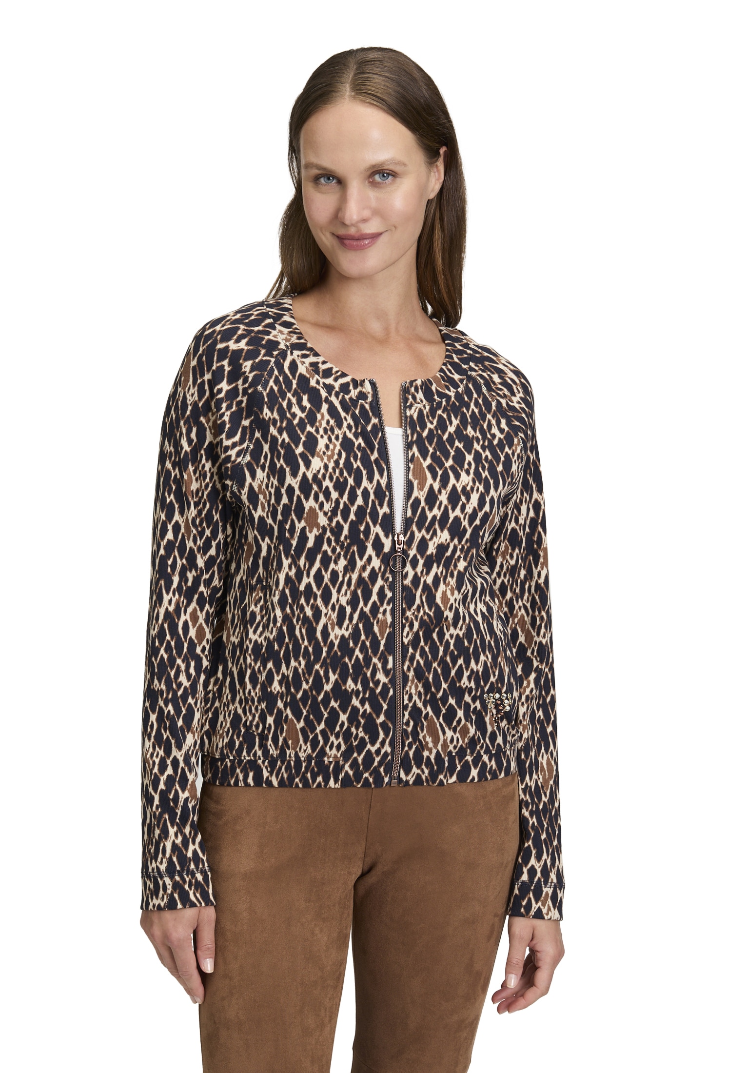Betty Barclay T-Shirt »Shirtjacke mit Rippenstruktur«
