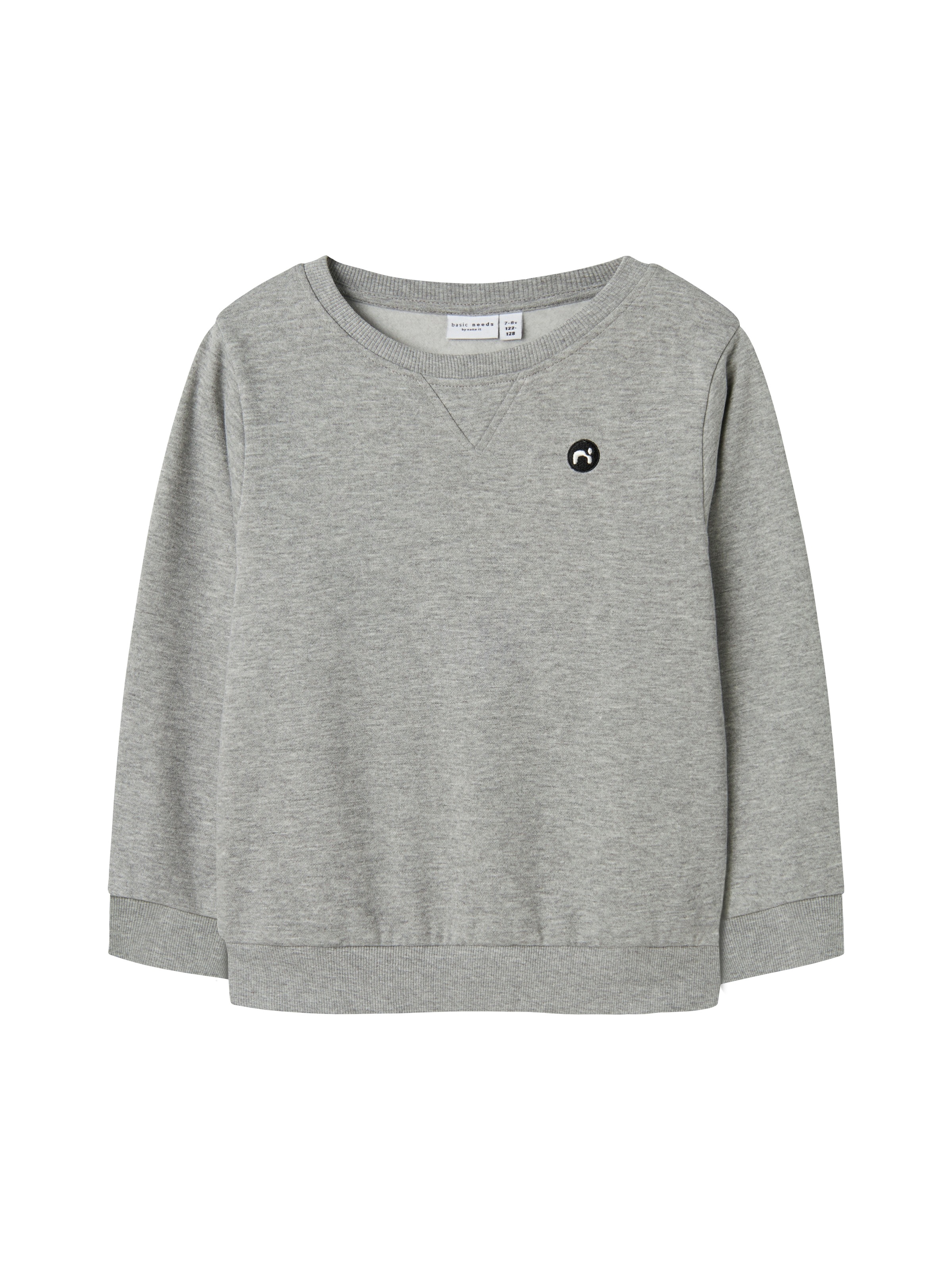 Name It Sweatshirt »NKMVIMO für Jungen mit Bündchen und klassischer Form«, unifarben, casual, regular fit, Baumwollmischung, Rundhals