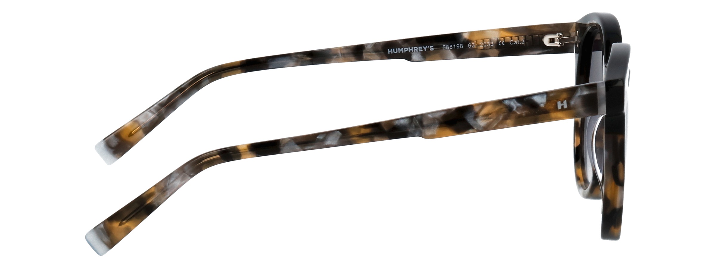 HUMPHREY´S eyewear Sonnenbrille »Modell 588198« Form Panto, Logoschriftzug auf Bügel, Kunststofffassung