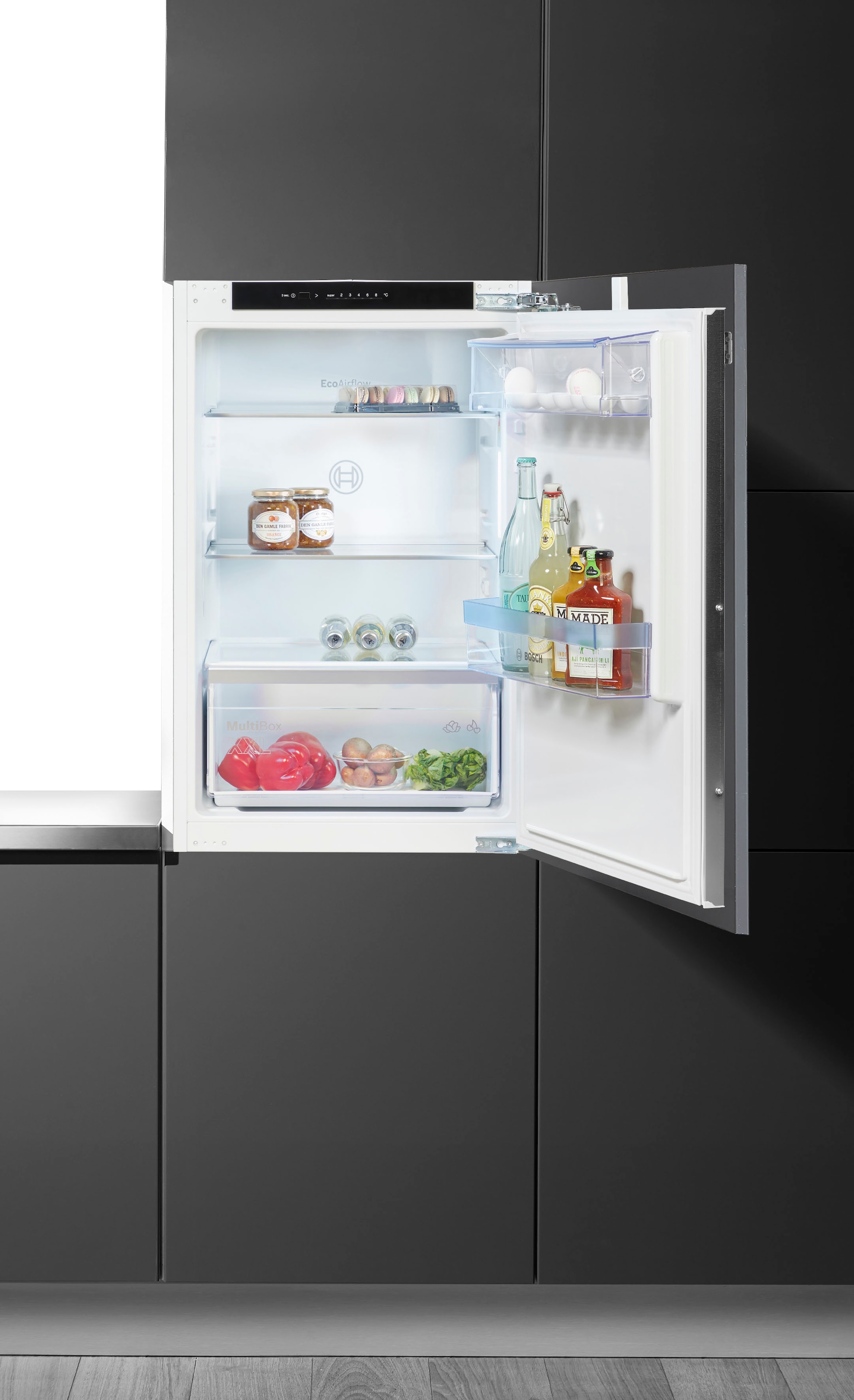 BOSCH Einbaukühlschrank Serie 4 "KIR21VFE0" 87,4 cm hoch 54,1 cm breit