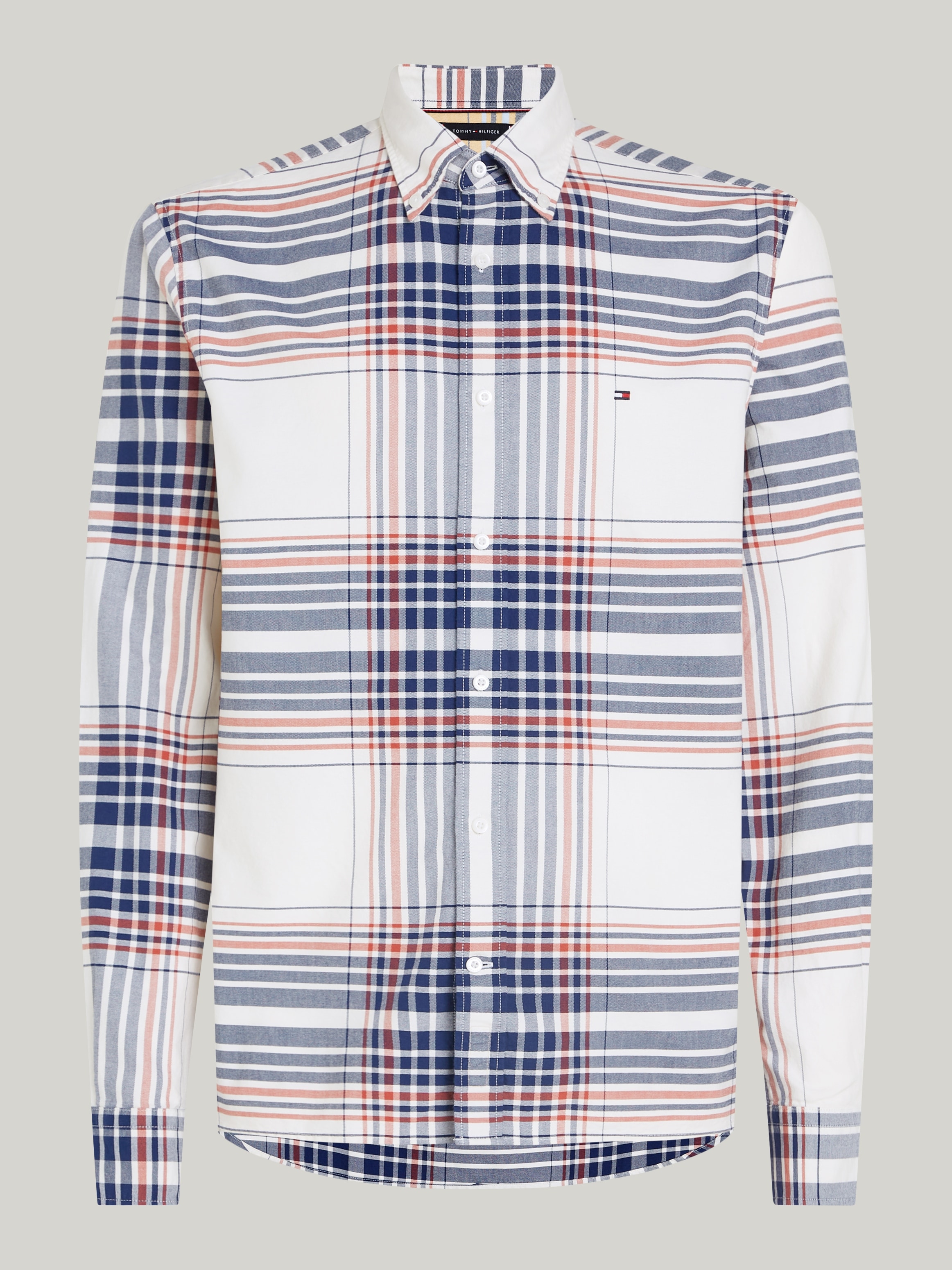 Tommy Hilfiger Langarmhemd »XL OXFORD CHECK RF SHIRT«, mit großem Karomuster