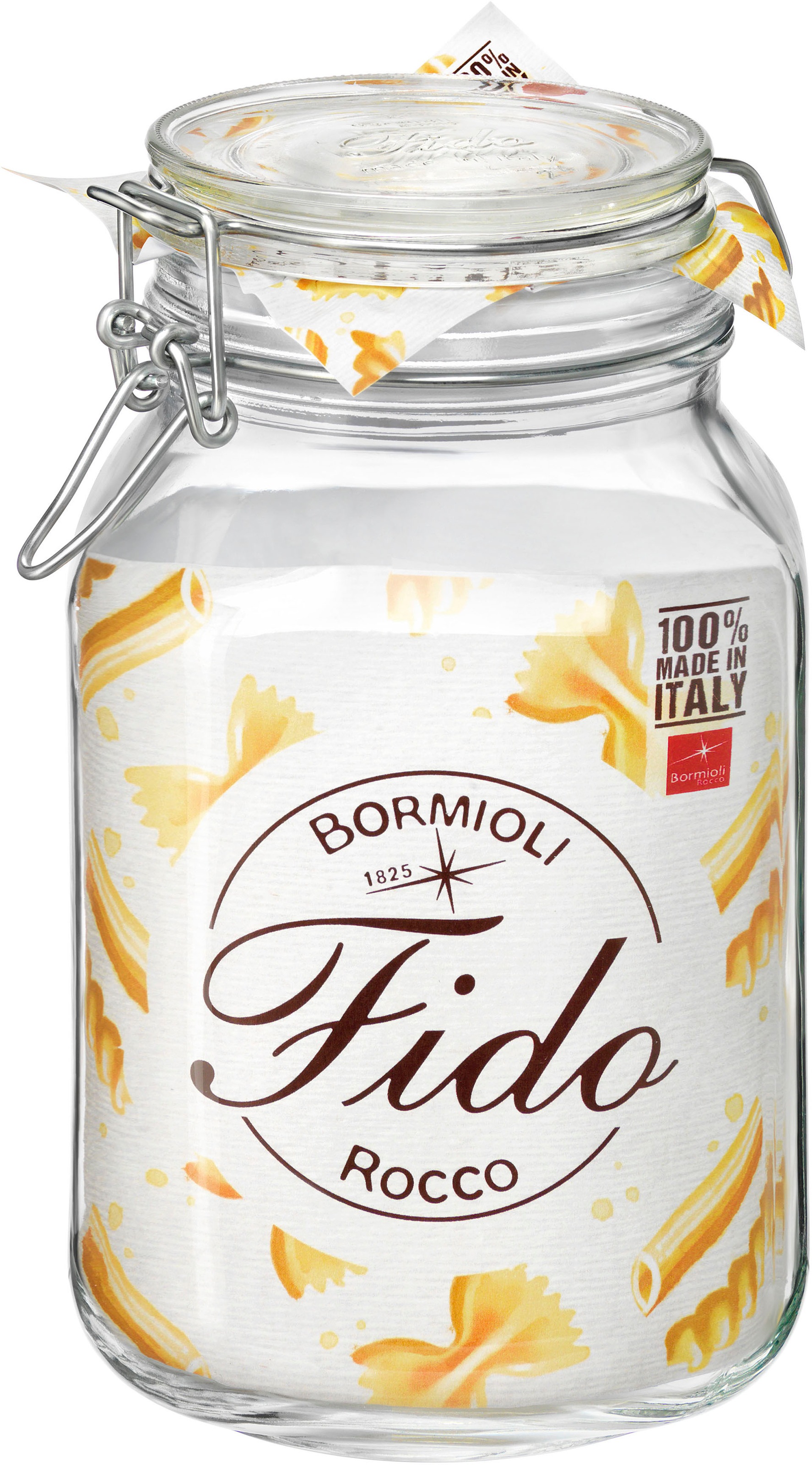 Bormioli Rocco Vorratsglas "Fido" luftdicht verschließbar, mit Bügelverschluß