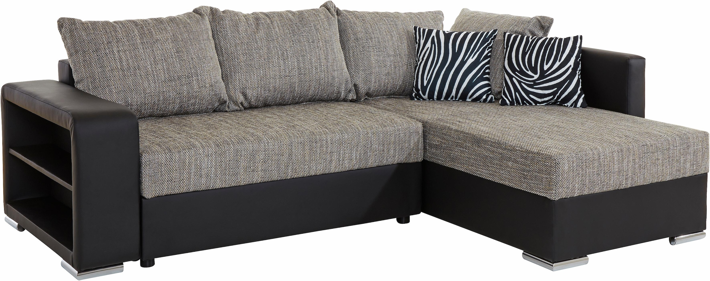 COLLECTION AB Ecksofa »John L-Form«, mit Bettfunktion, wahlweise mit Federkern