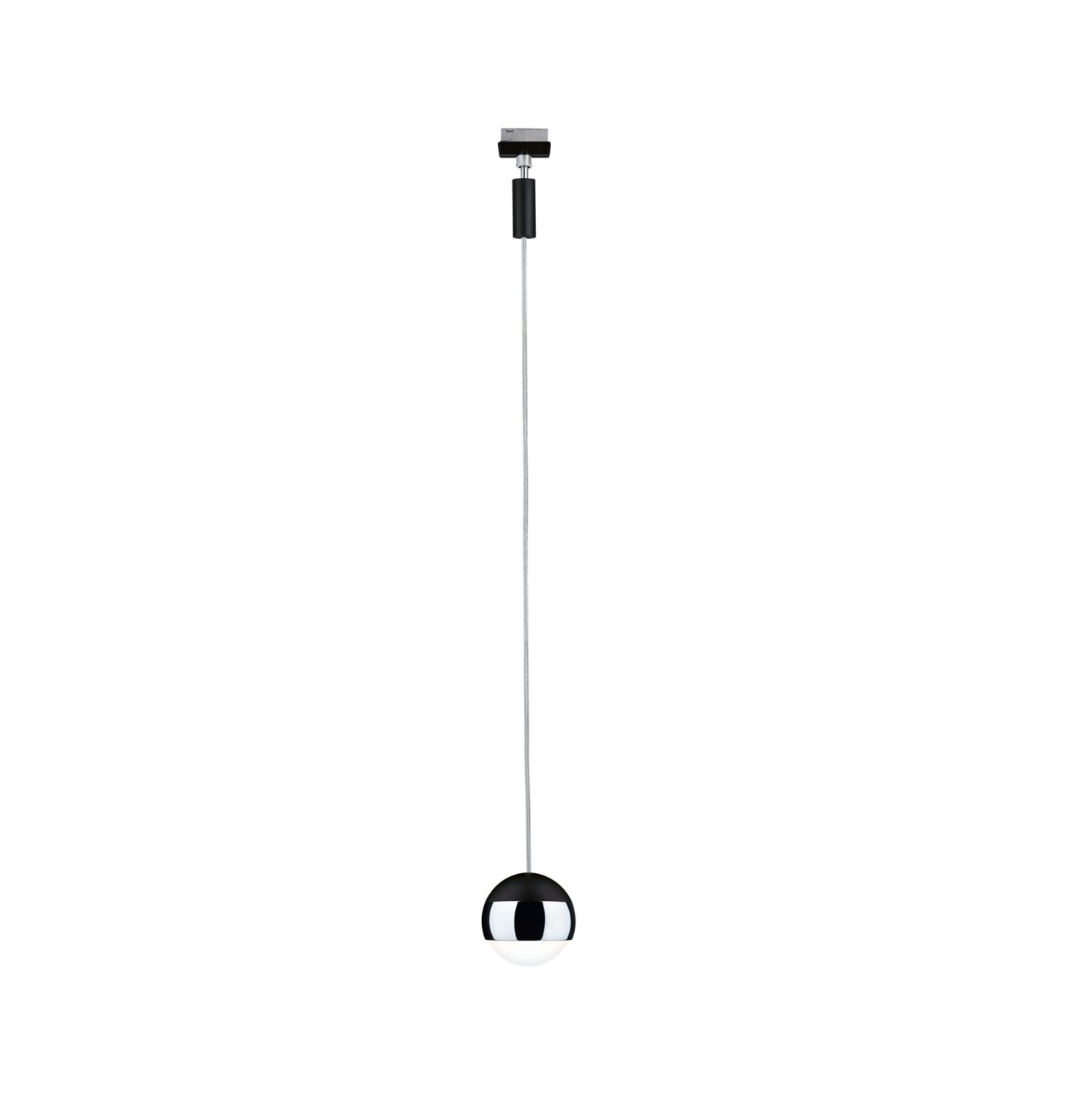 Paulmann Schienensystem-Leuchten »URail Pendel Capsule II 440lm 6,3W 4000K 230V Chrom matt, Chrom«, (1 tlg.), dimmbar