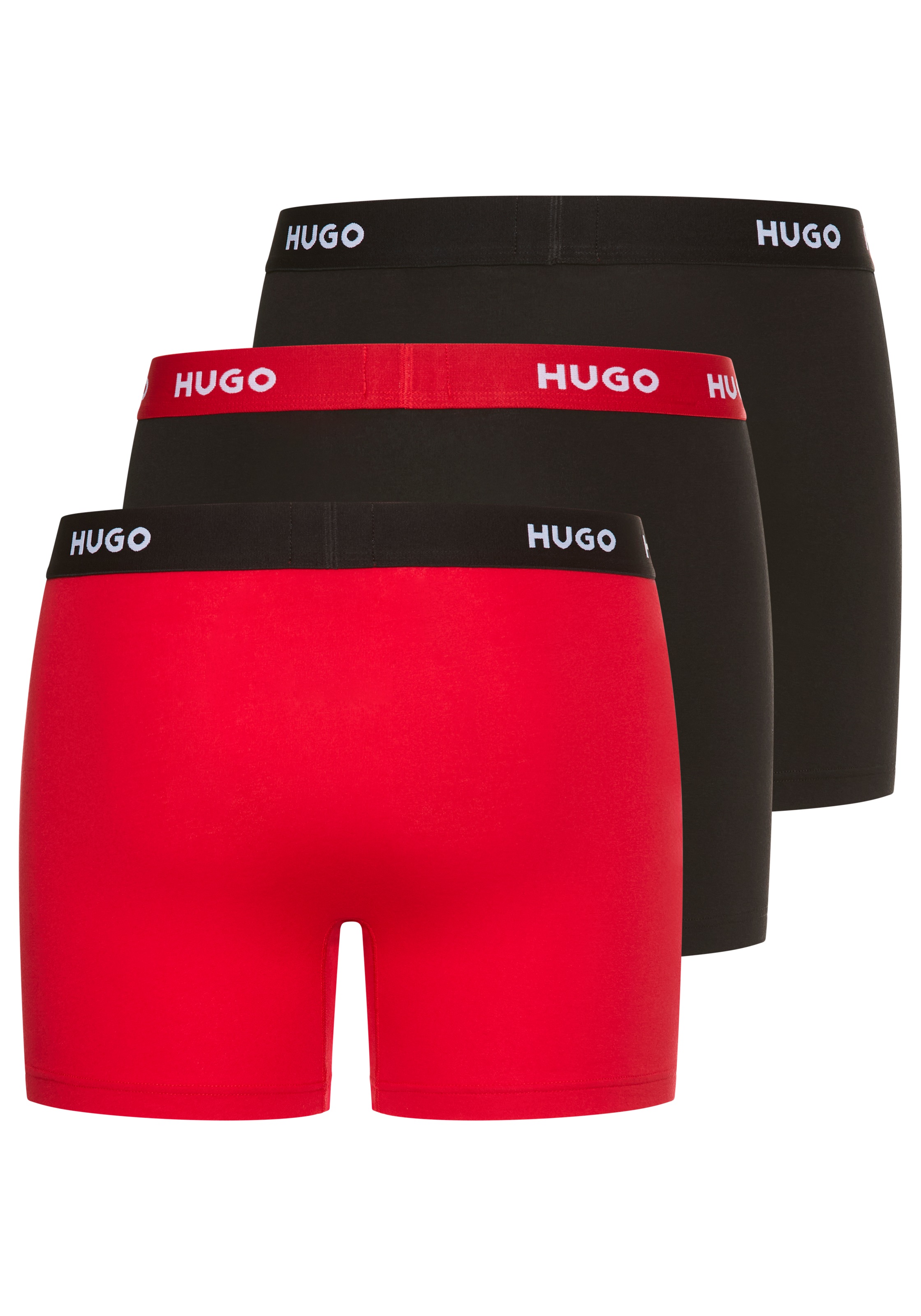HUGO Underwear Boxer »BOXERBR TRIPLE«, (Packung, 3 St., 3er), mit elastischem Bund