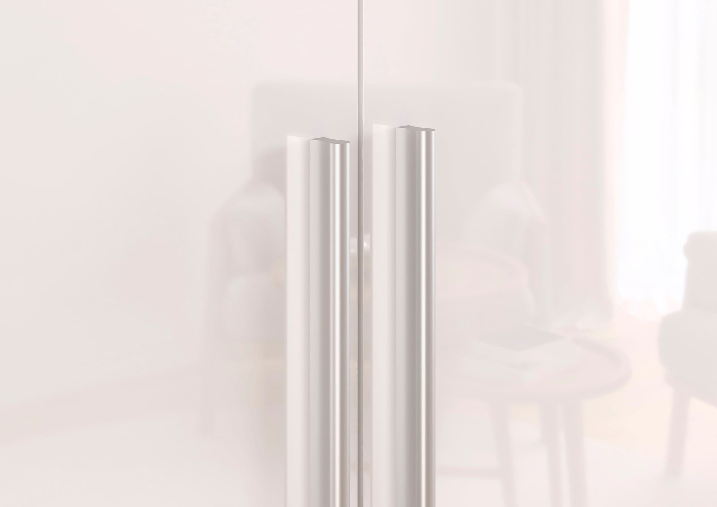 rauch Kleiderschrank »Schrank Drehtürenschrank Ankleide Garderobe Schlafzimmerschrank LORCA« Breiten: 181/271 cm, Höhe: 210 cm,  mit langen Griffstangen, elegante Hochglanz-Front MADE IN GERMANY